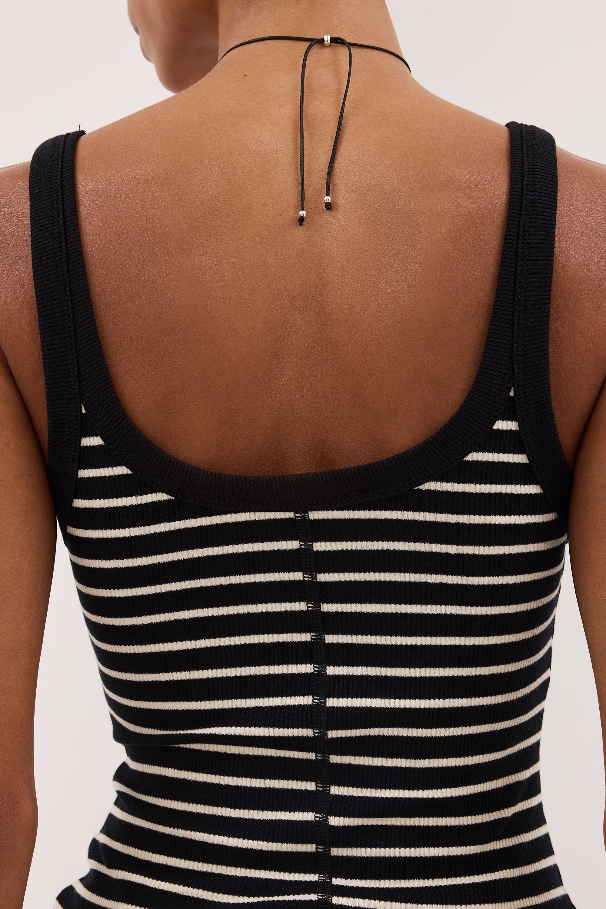 PENNY BLACK SLEEVELESS STRIPE KNIT TANK TOP