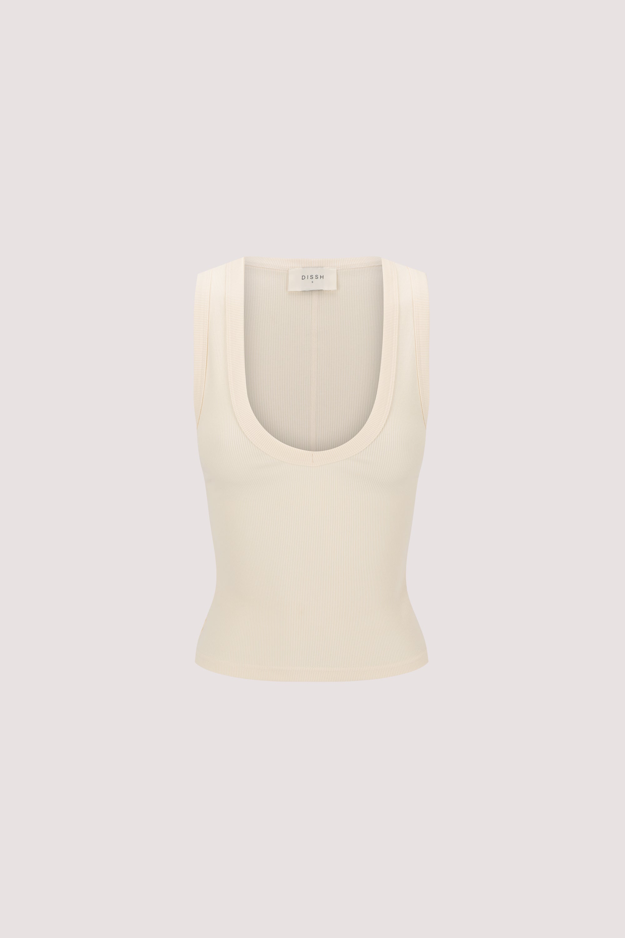 YASMIN SANDSTONE SLEEVELESS KNIT TANK