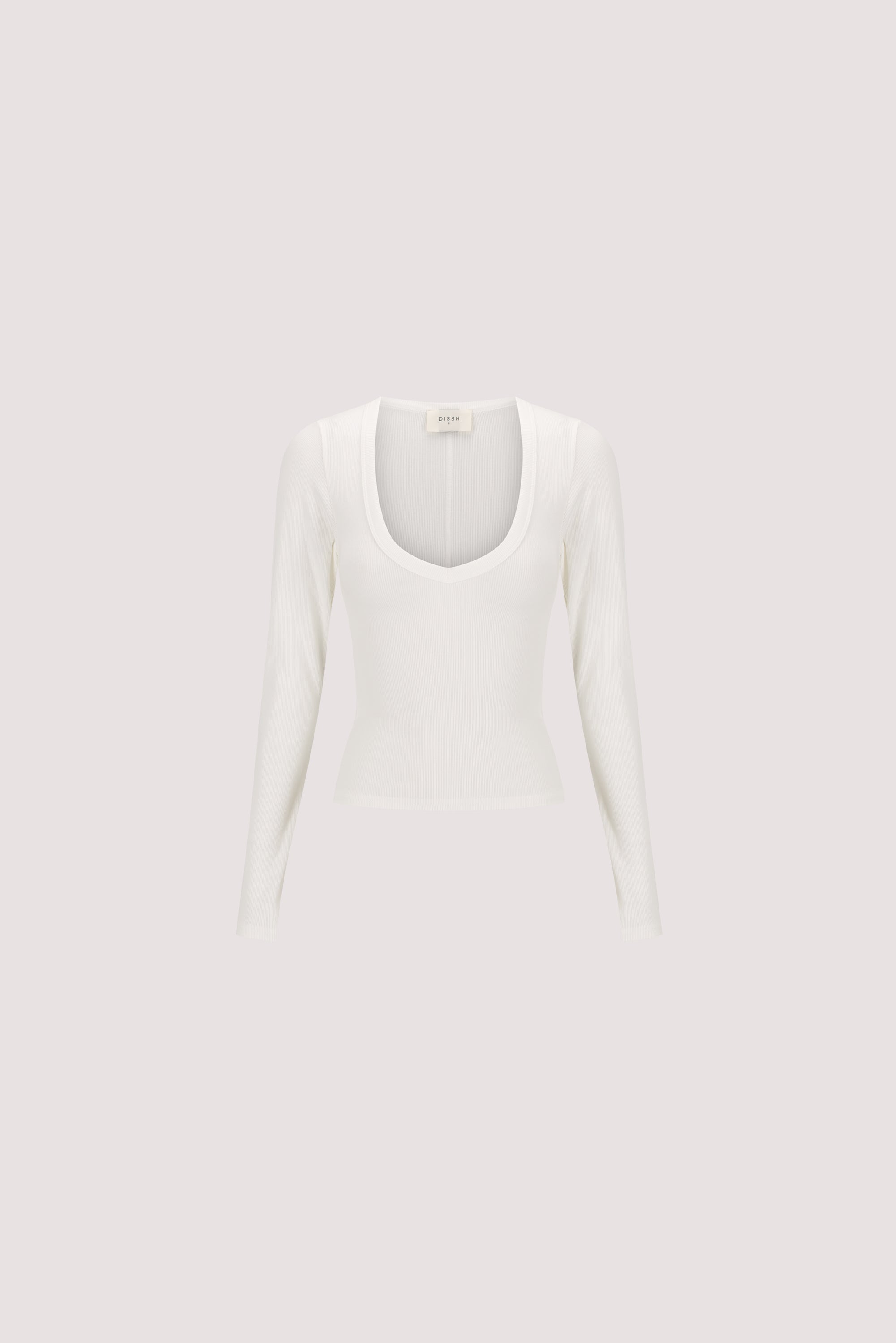YASMIN OFF WHITE LONG SLEEVE KNIT TOP