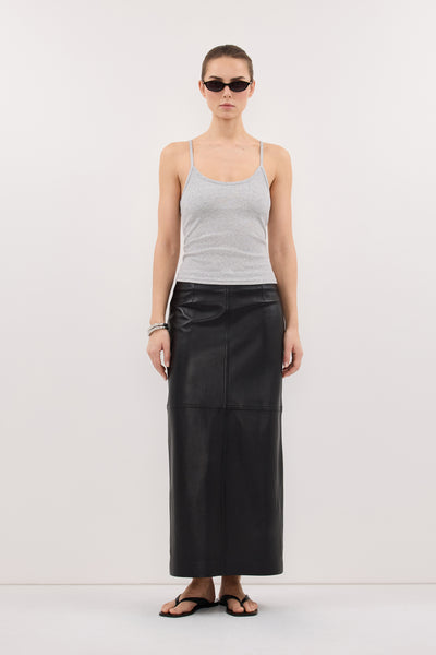 Stas wearing GEORGINA GREY MARLE TANK