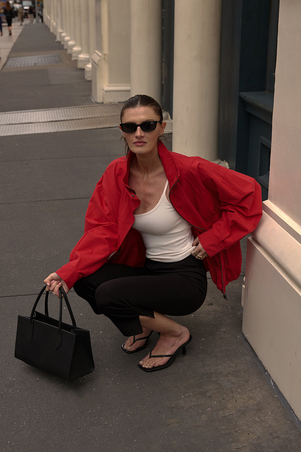 GEORGINA OFF WHITE TANK