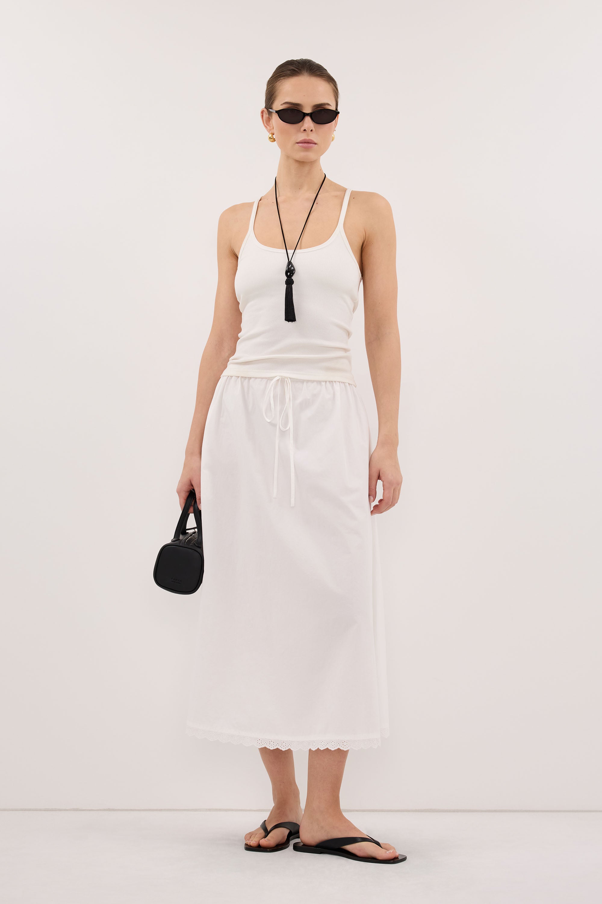 GEORGINA OFF WHITE TANK
