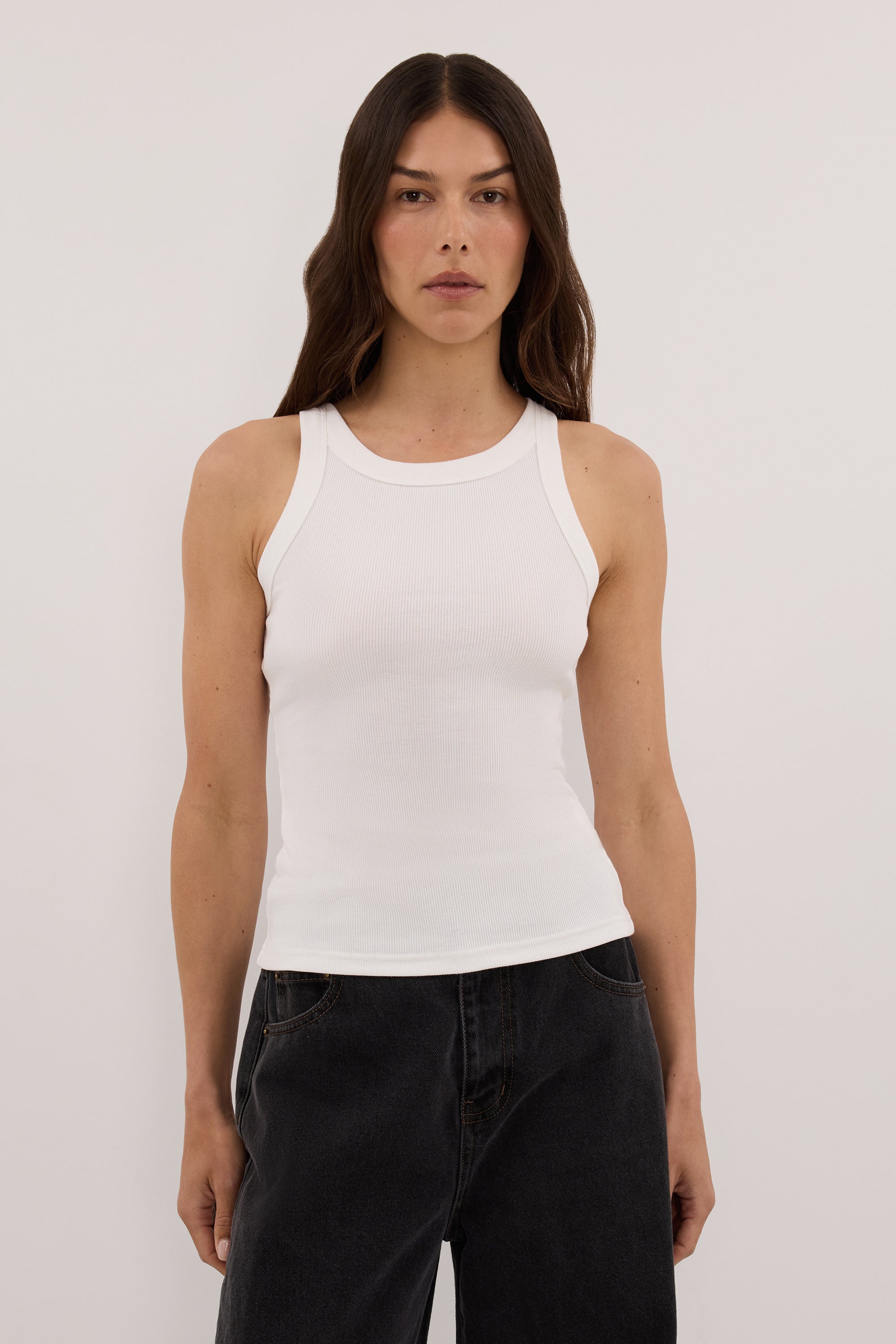 MELINA WHITE TANK