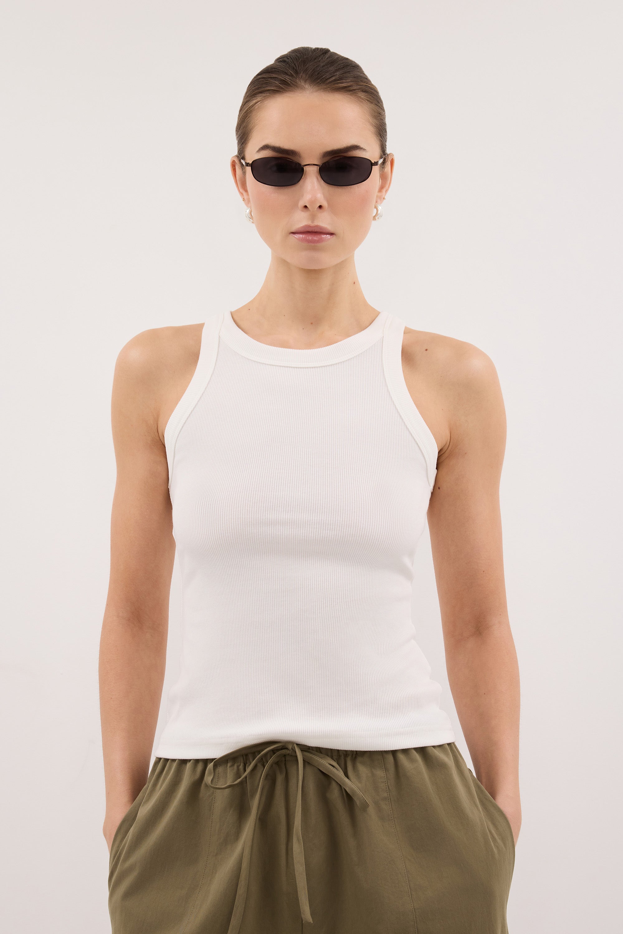MELINA WHITE TANK