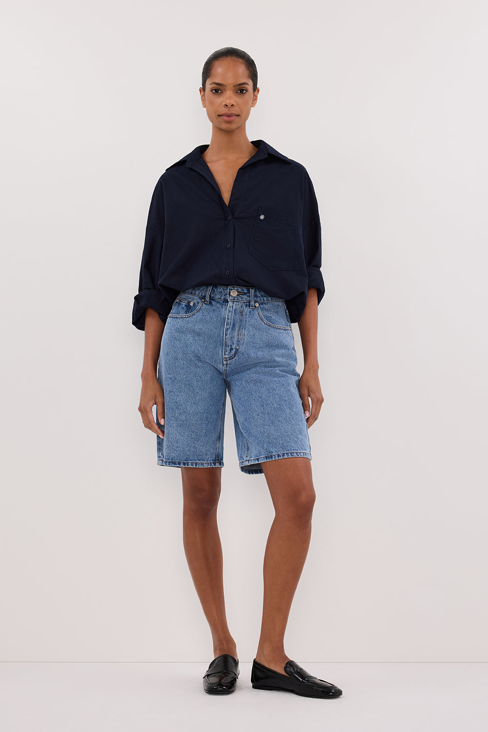 BAMBI BLUE BERMUDA DENIM SHORT