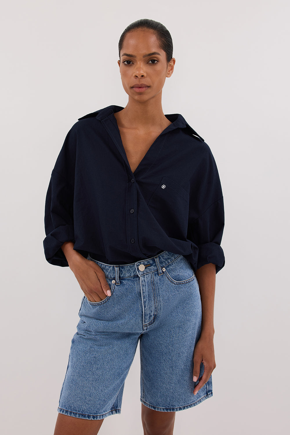 BAMBI BLUE BERMUDA DENIM SHORT