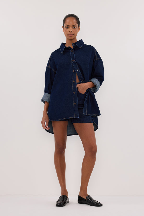 FINN INDIGO DENIM SHORT