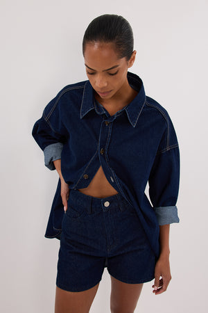 FINN INDIGO DENIM SHORT