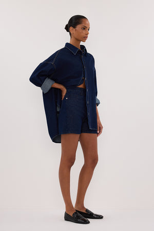 FINN INDIGO DENIM SHORT