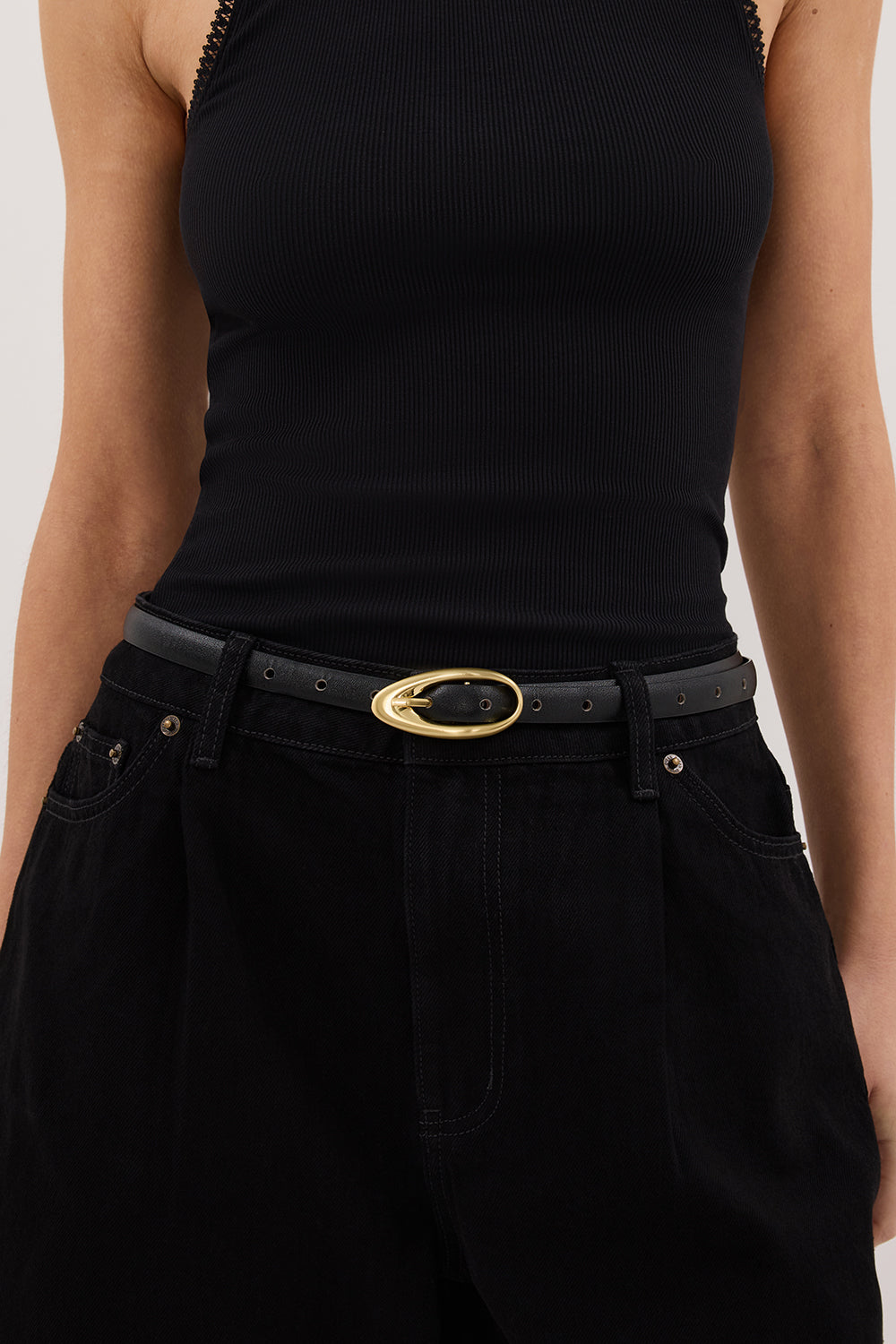 JACK JET BLACK DENIM BERMUDA SHORT