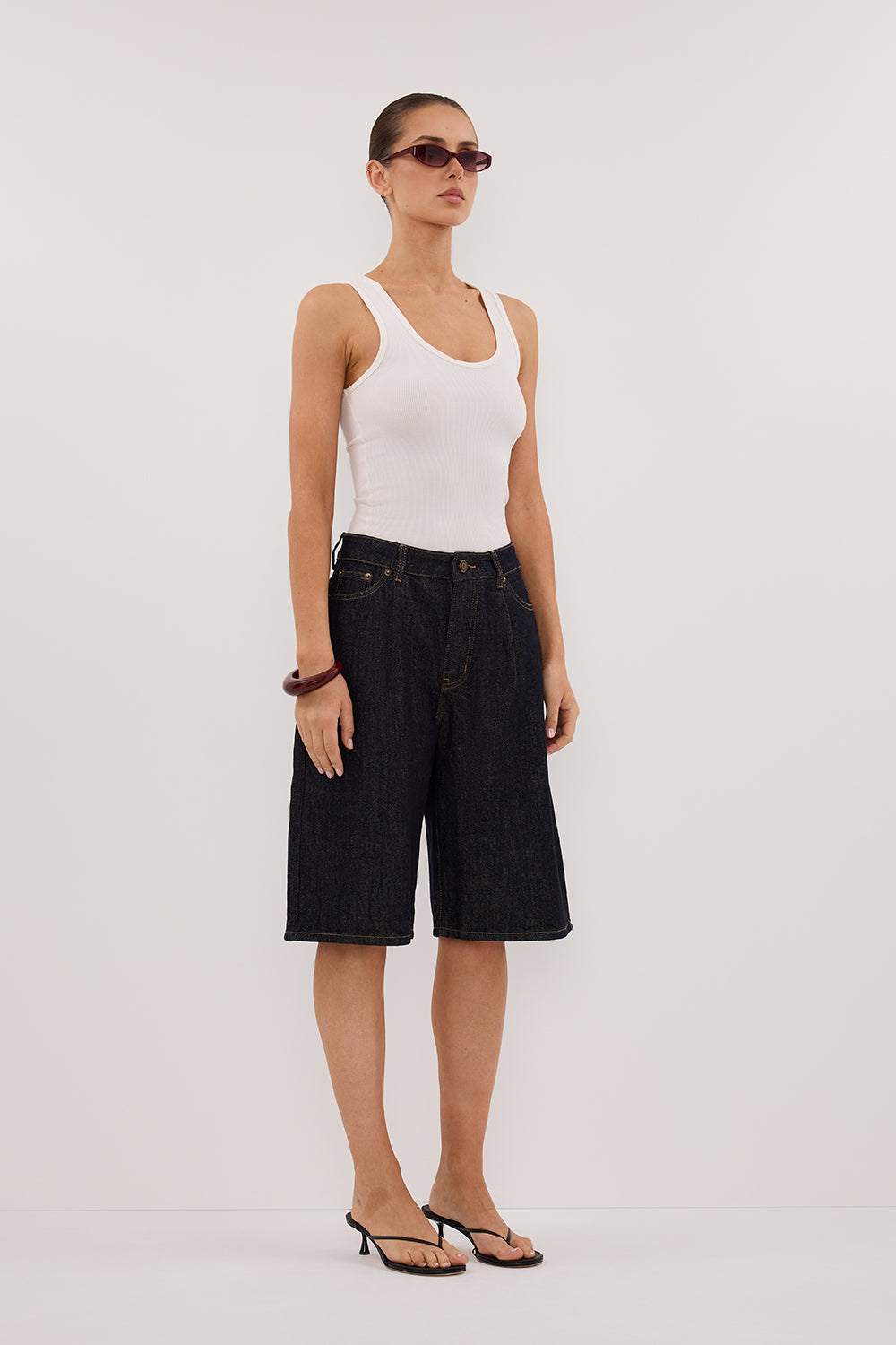 JACK RAW INDIGO DENIM BERMUDA SHORT