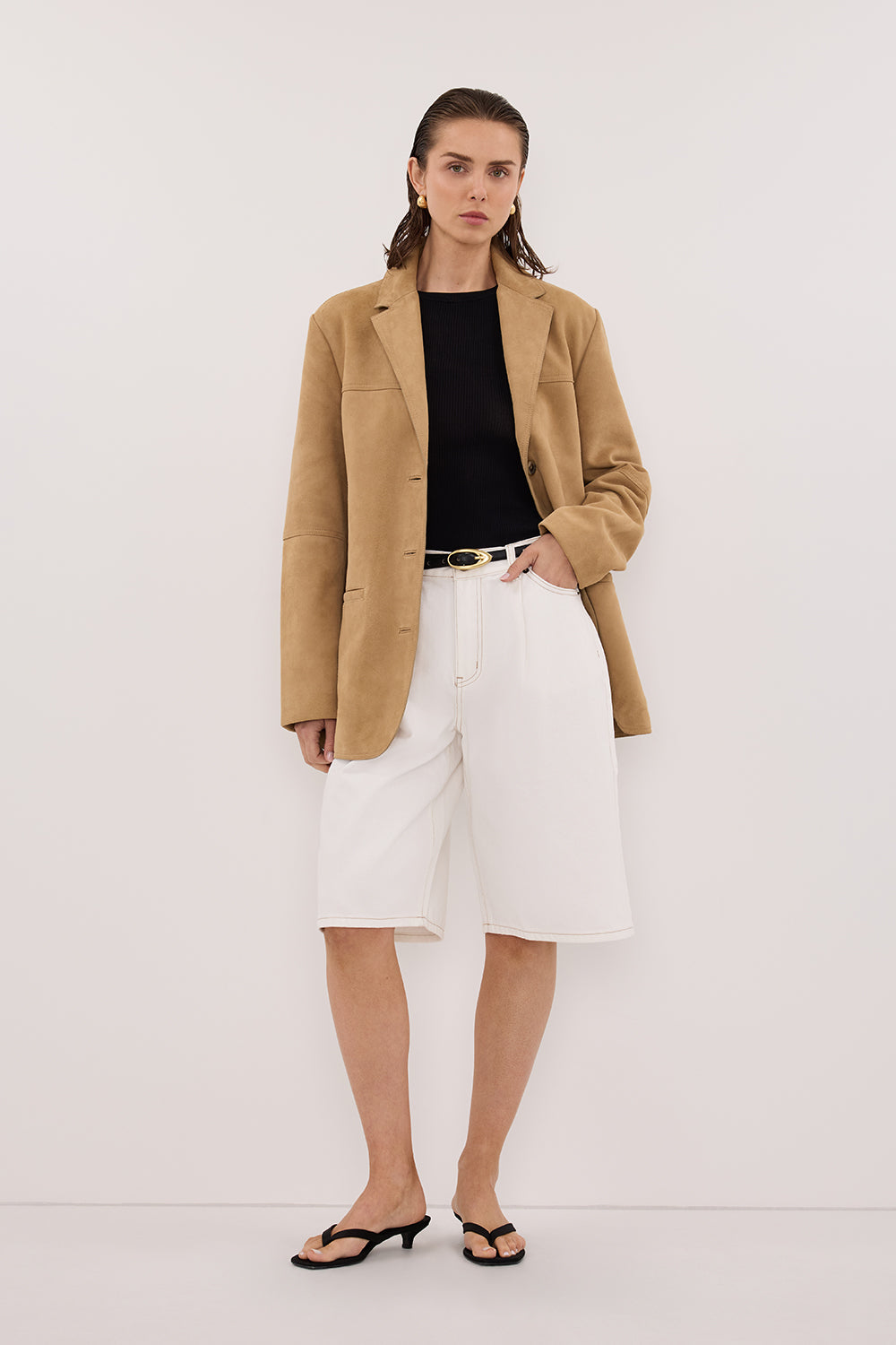 JACK WHITE DENIM BERMUDA SHORT