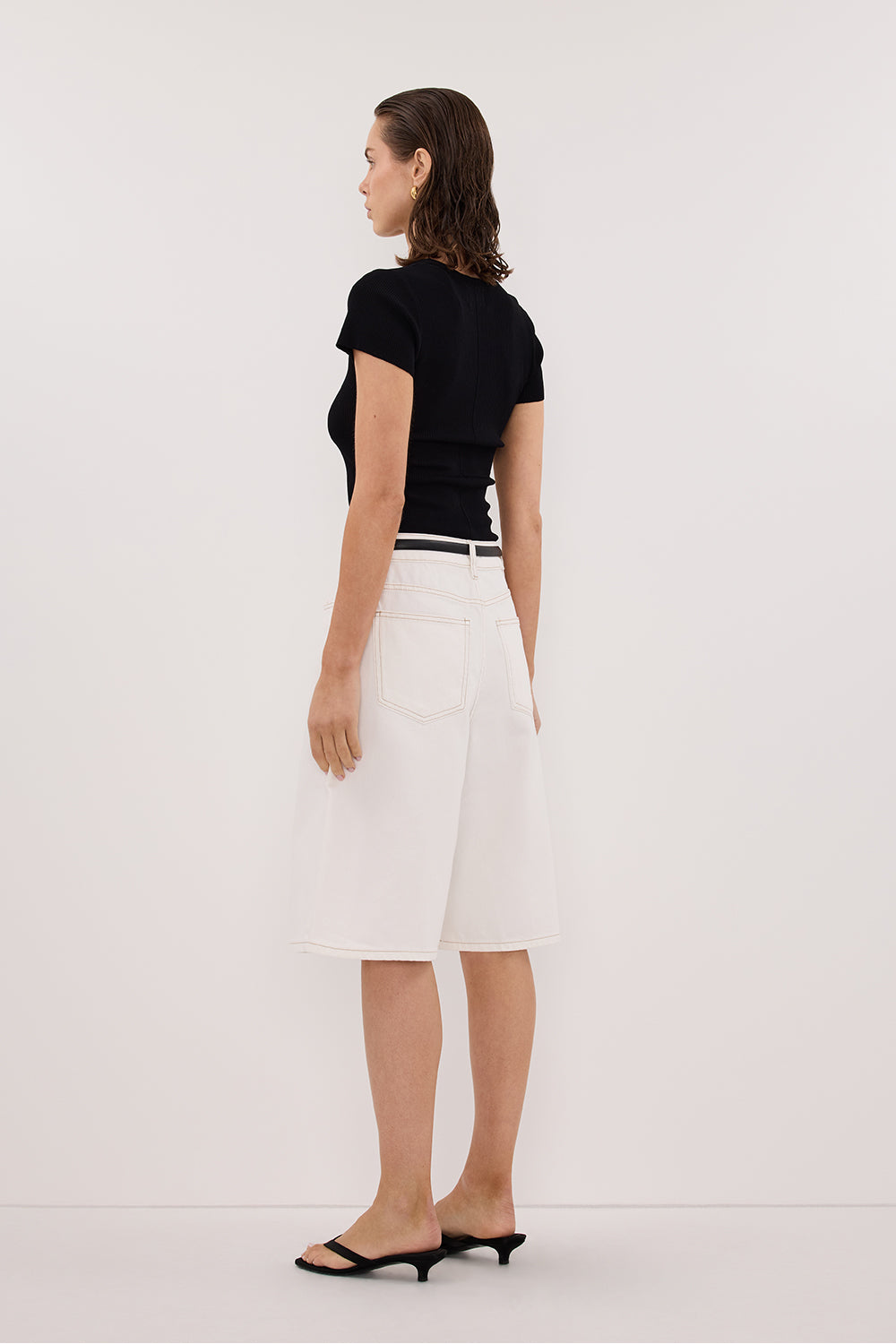 JACK WHITE DENIM BERMUDA SHORT