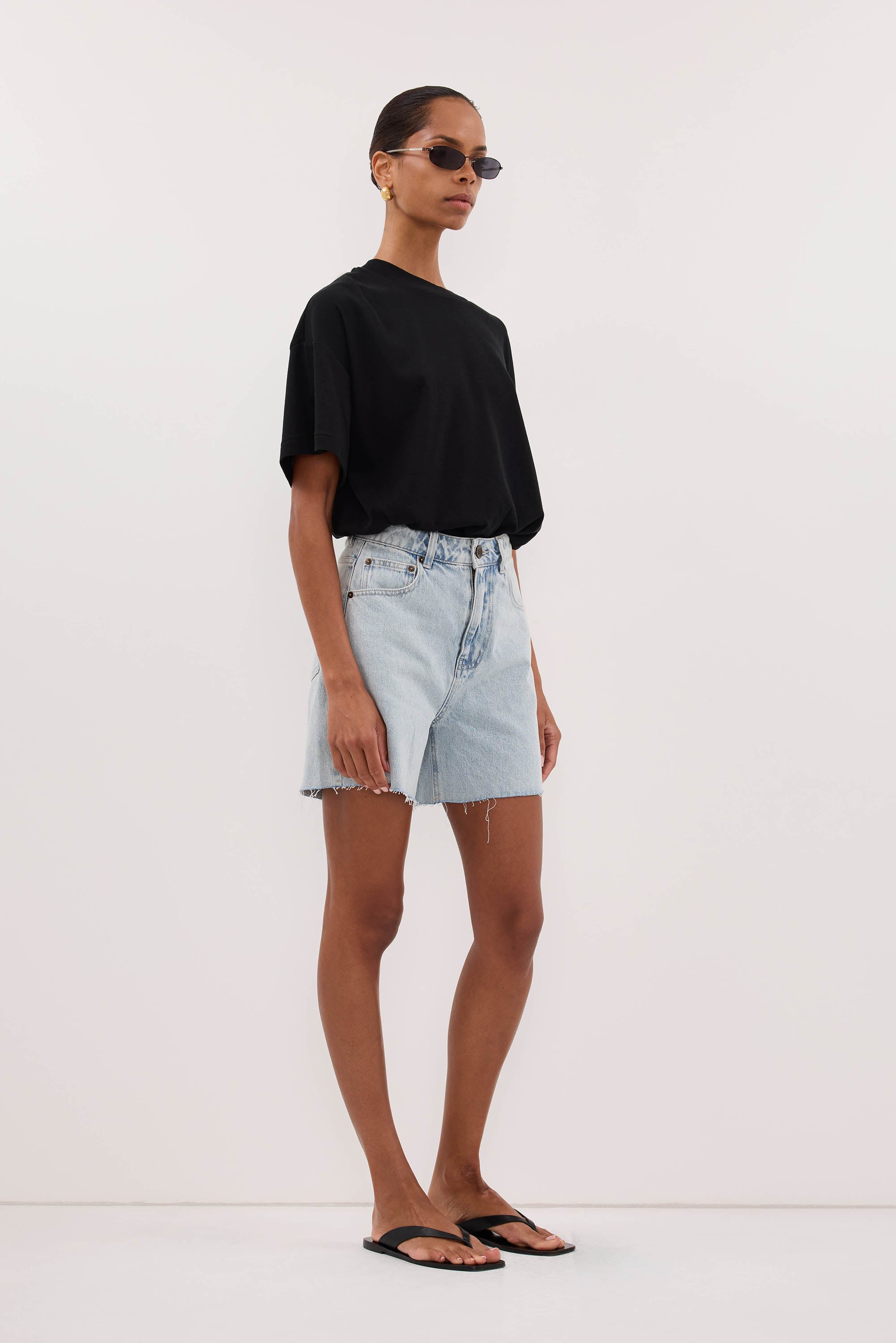 MARLEY LIGHT RINSE DENIM SHORT