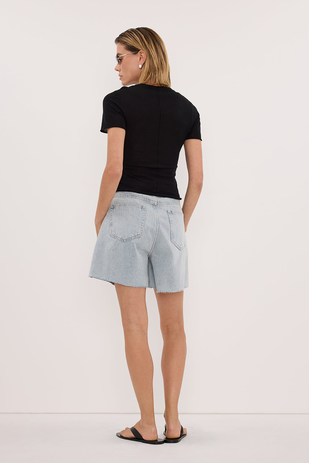 MARLEY LIGHT RINSE DENIM SHORT