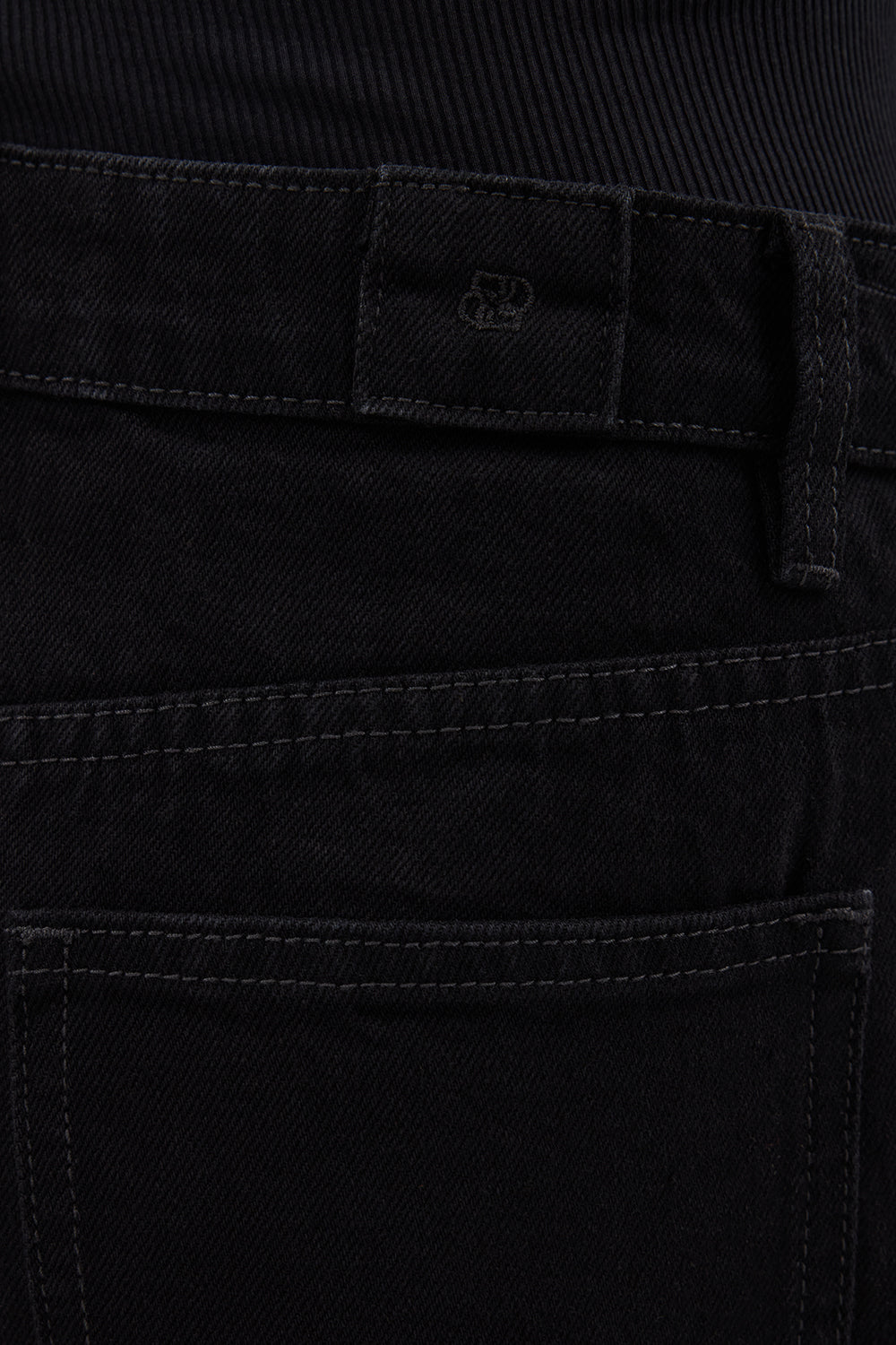 LIV BLACK DENIM BARREL LEG JEAN