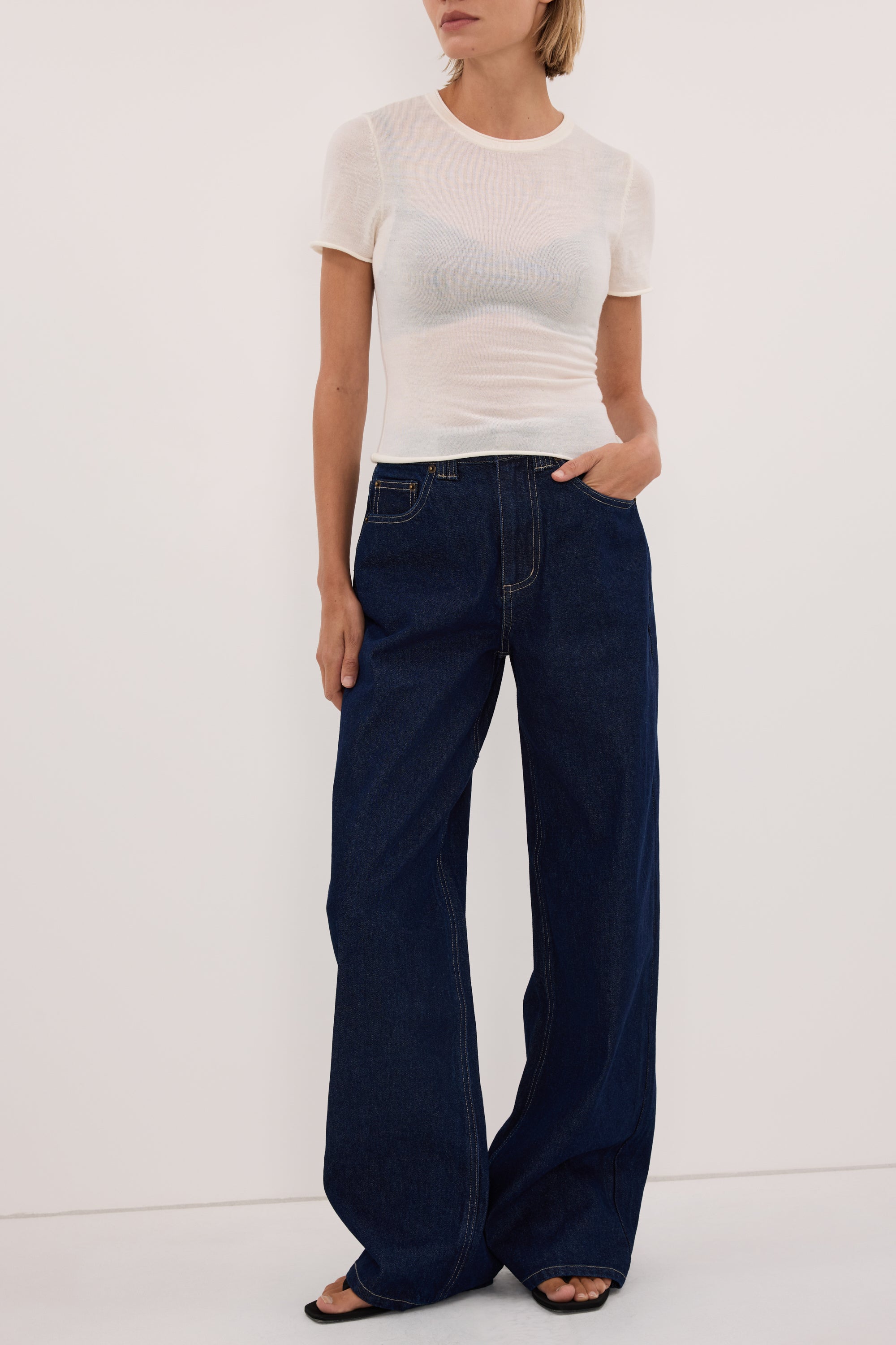 REAGAN 2.0 INDIGO TALL SLOUCHY JEAN