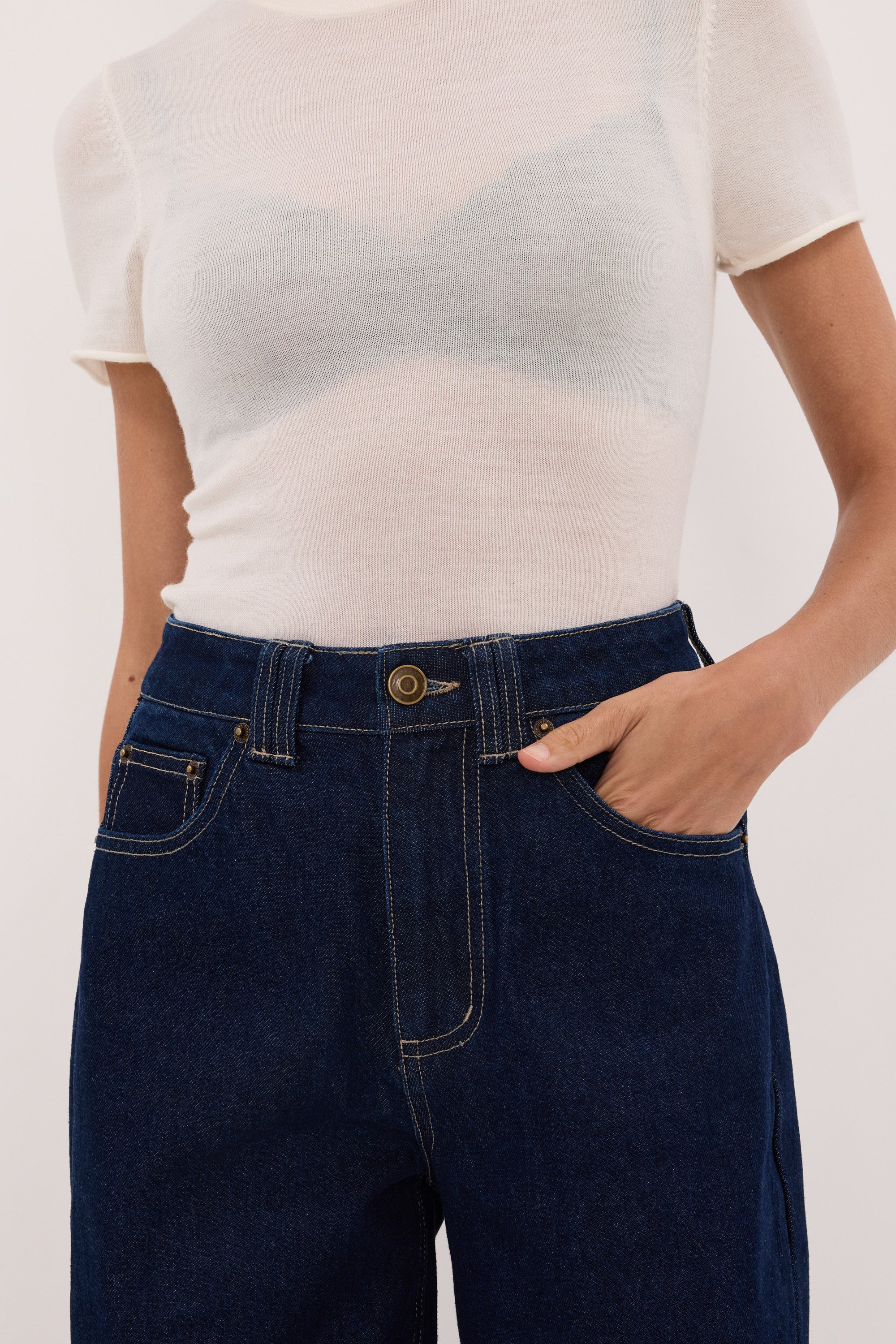 REAGAN 2.0 INDIGO TALL SLOUCHY JEAN