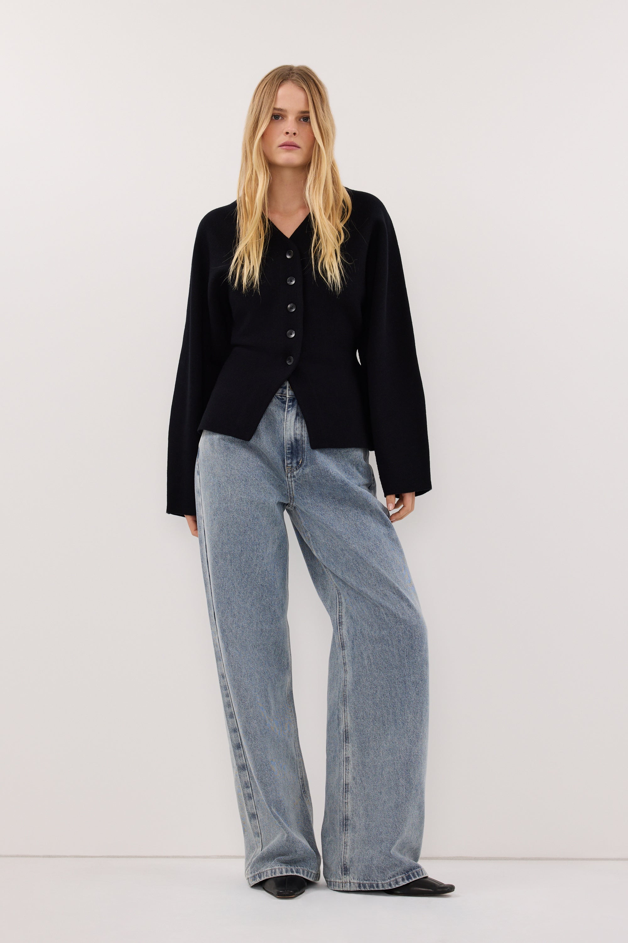 REAGAN 2.0 LIGHT BLUE TALL SLOUCHY JEAN