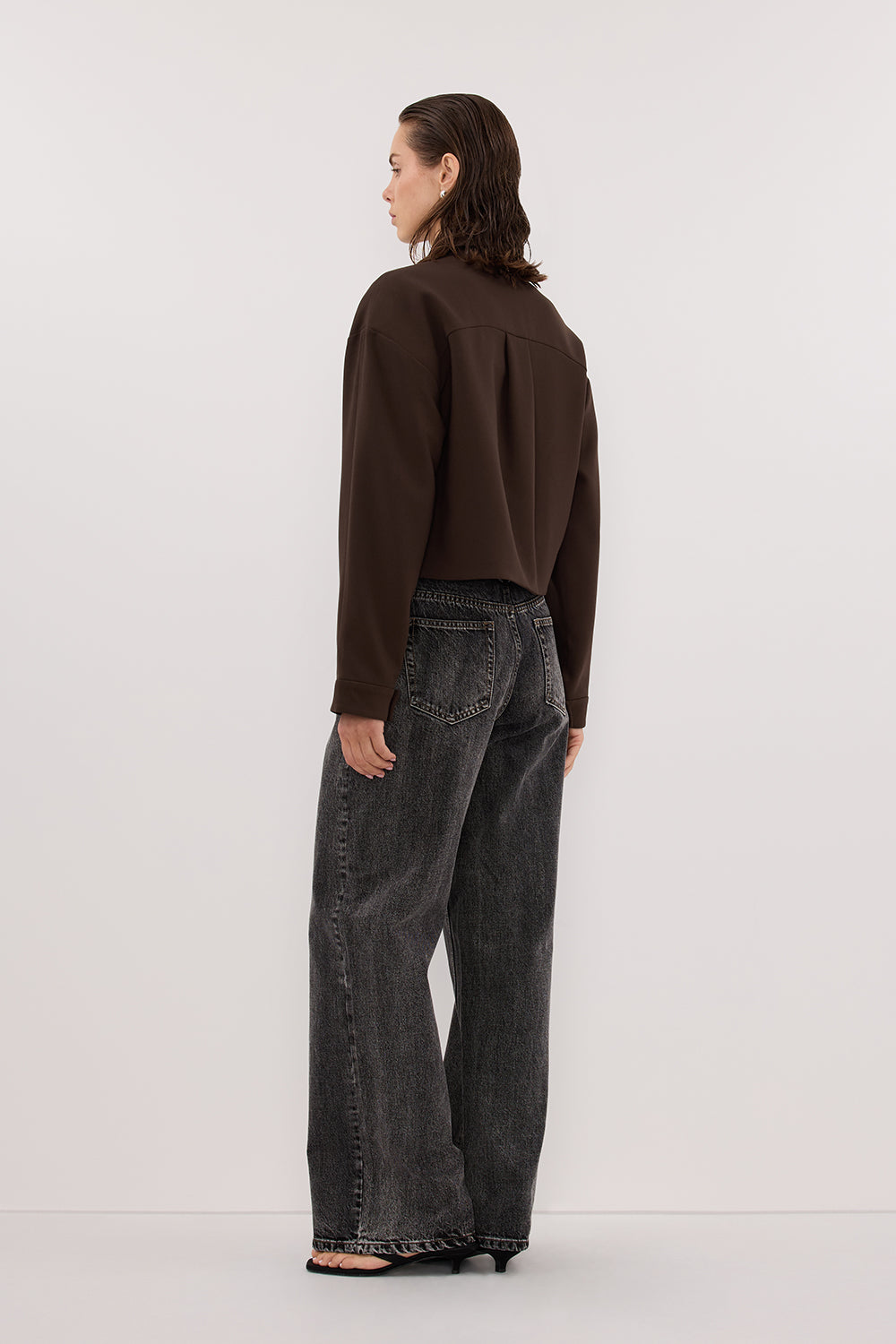 REAGAN 2.0 WASHED BLACK TALL SLOUCHY JEAN