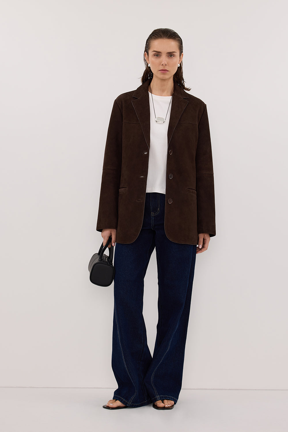 CARSON INDIGO TALL WIDE LEG JEAN