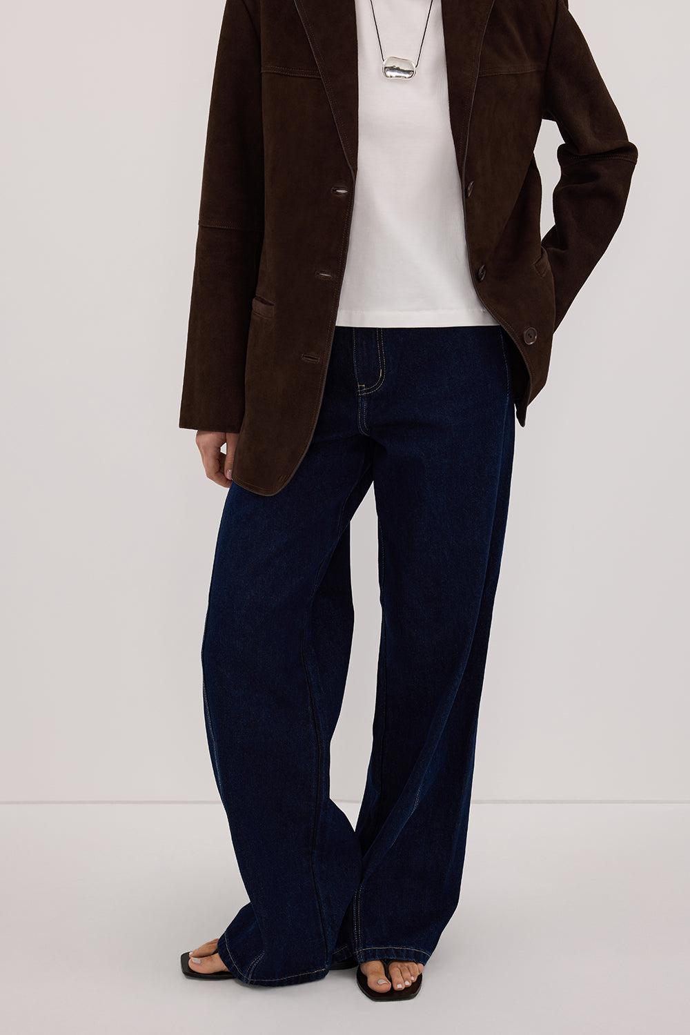 CARSON INDIGO TALL WIDE LEG JEAN