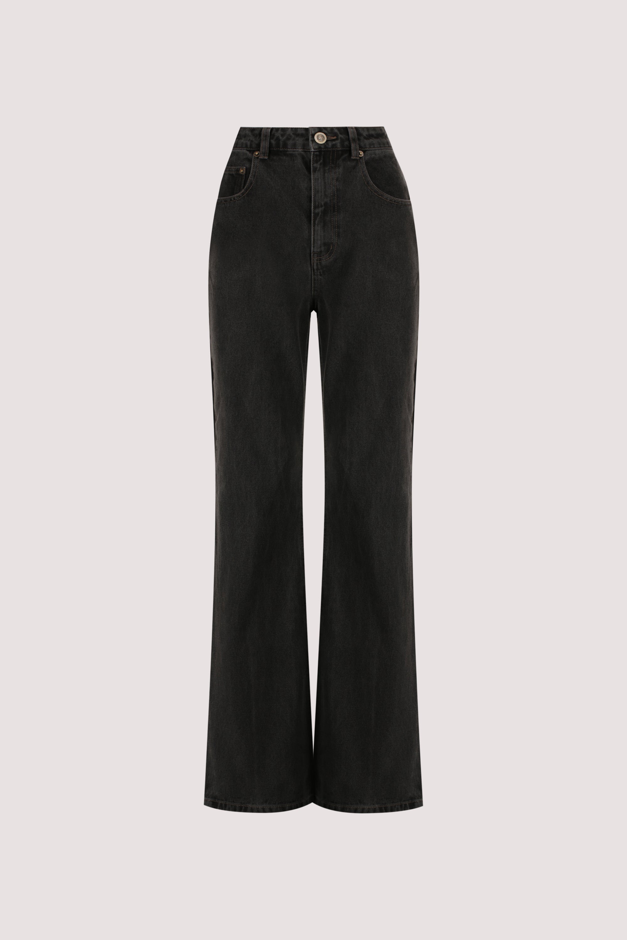 NOELLE BLACK RINSE BOOTLEG JEAN