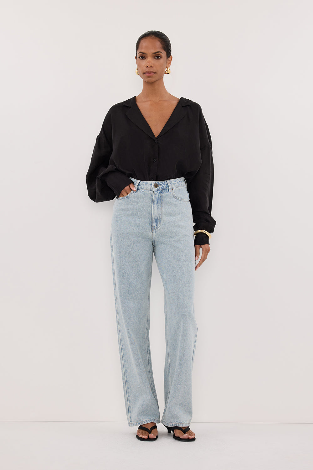 WESTIN LIGHT RINSE TALL STRAIGHT JEAN