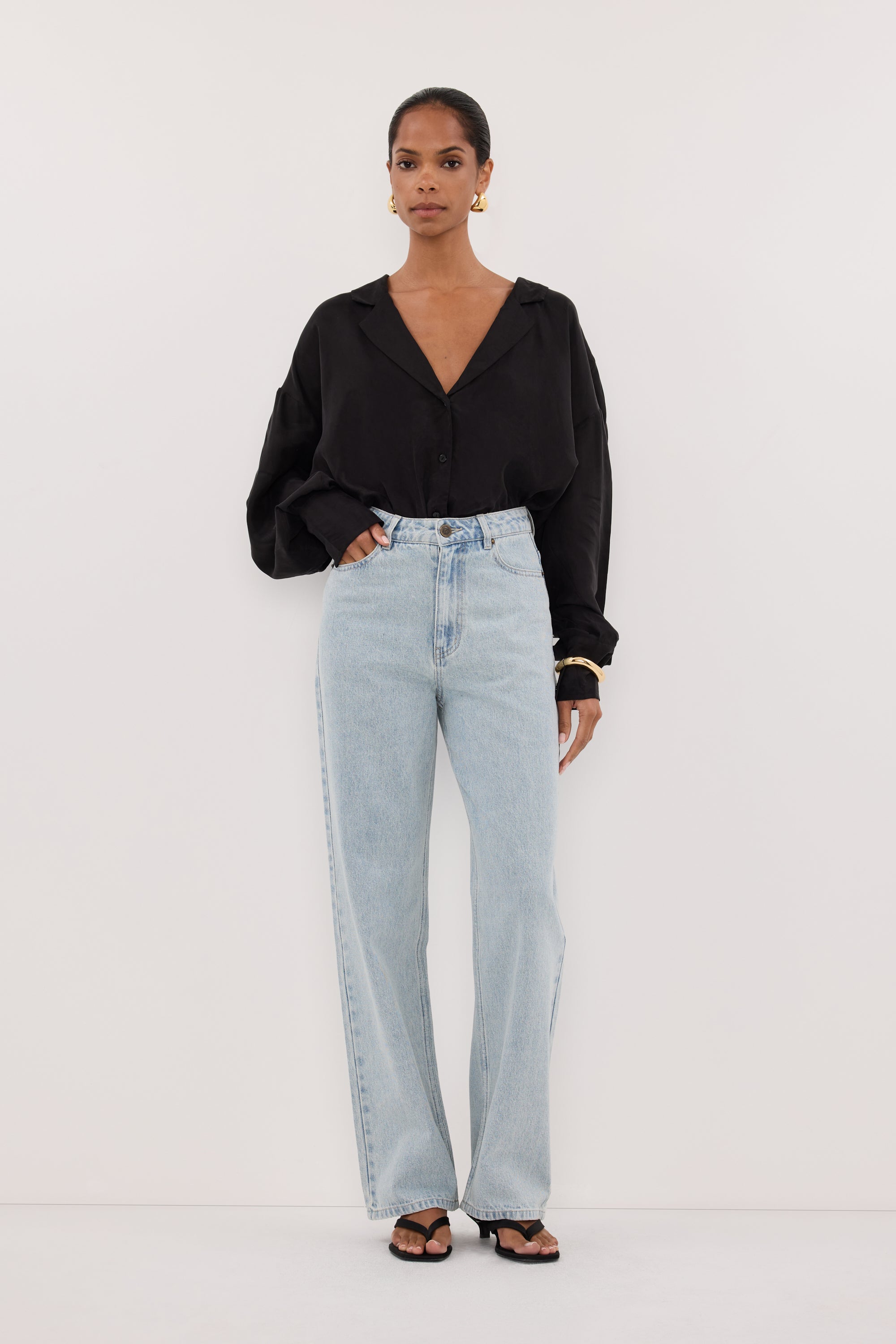 WESTIN LIGHT RINSE TALL STRAIGHT JEAN