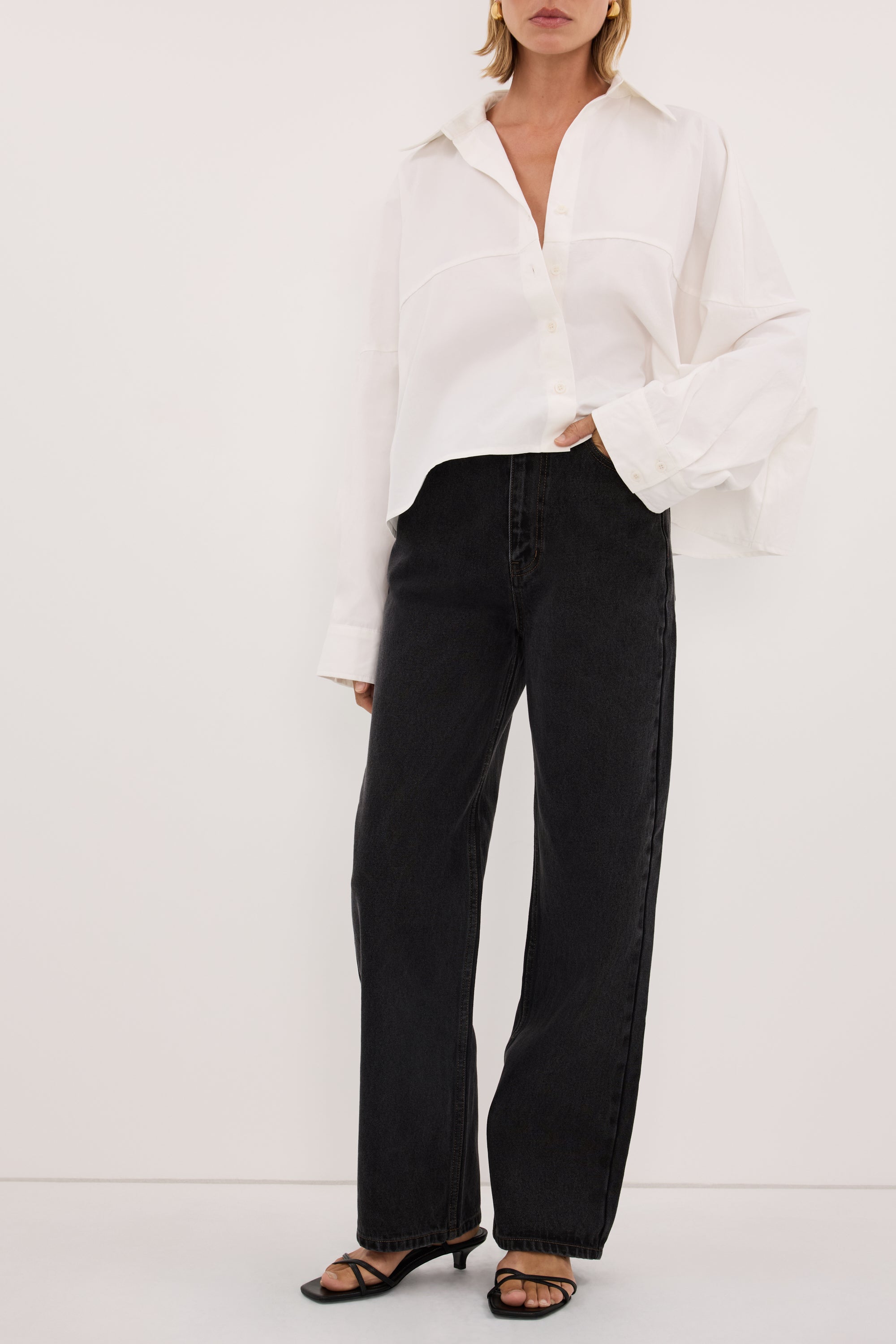 WESTIN BLACK RINSE STRAIGHT JEAN
