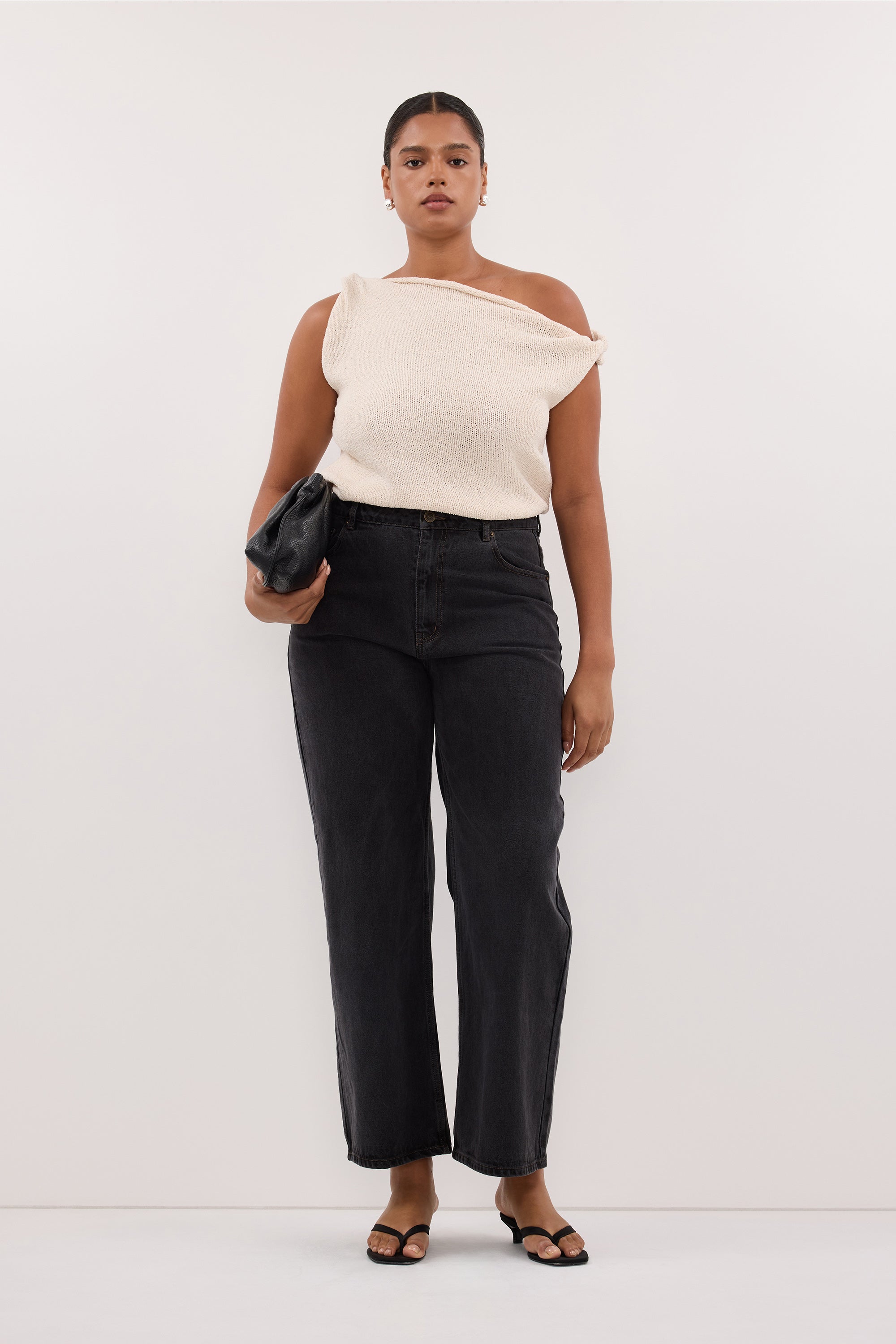 WESTIN BLACK RINSE STRAIGHT JEAN