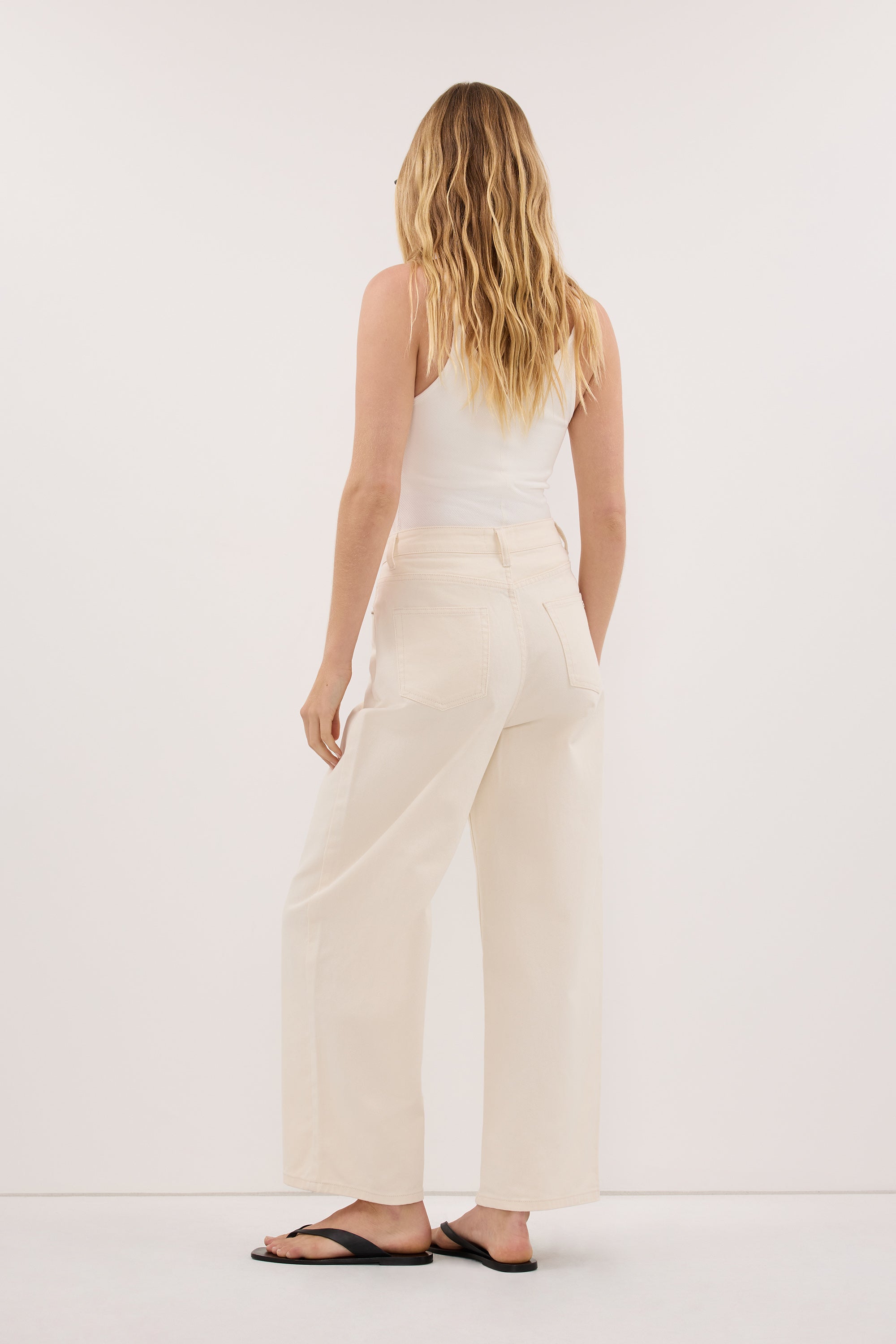 FRANK CREAM RELAXED BARREL JEAN