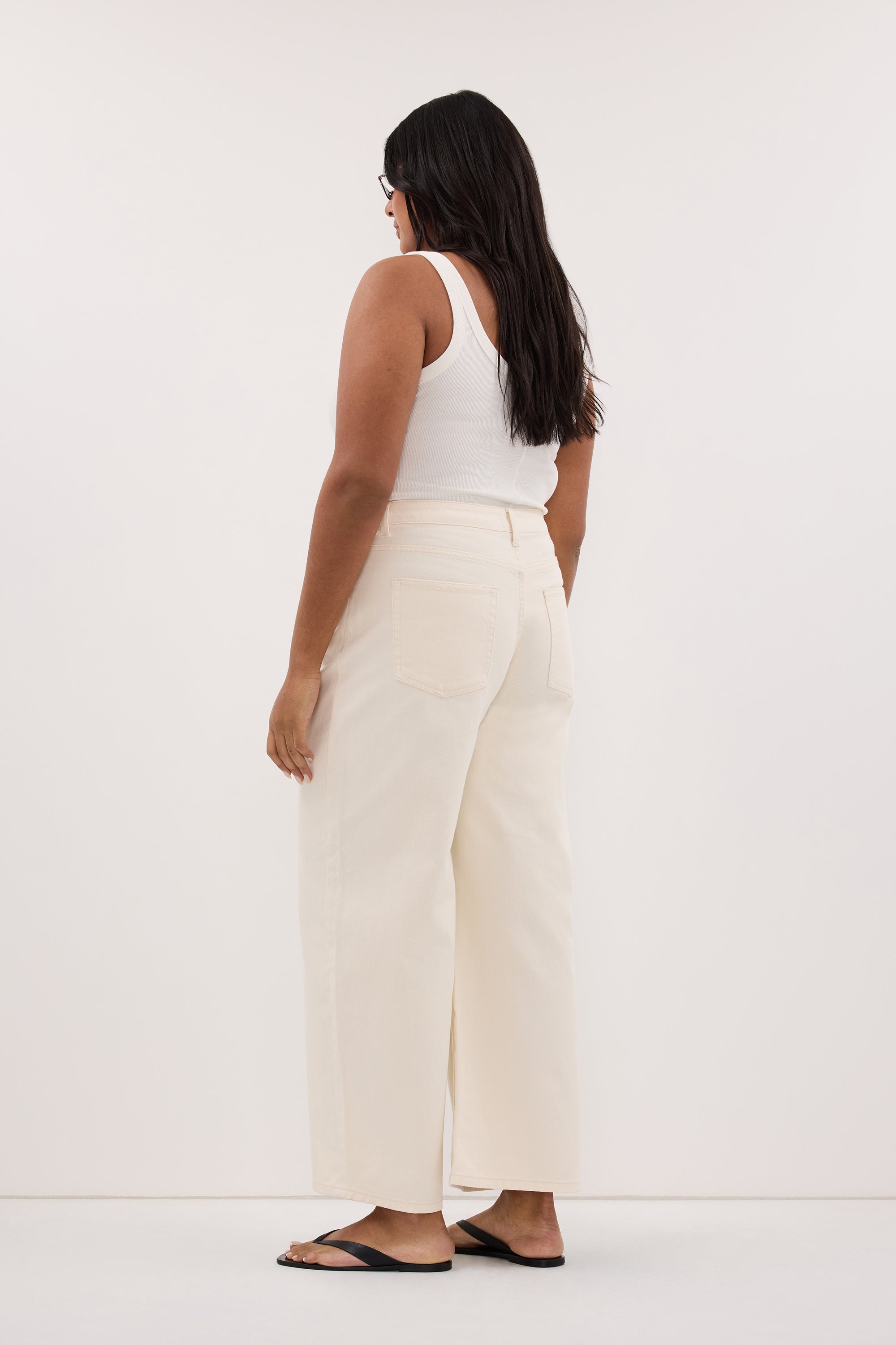 FRANK CREAM RELAXED BARREL JEAN
