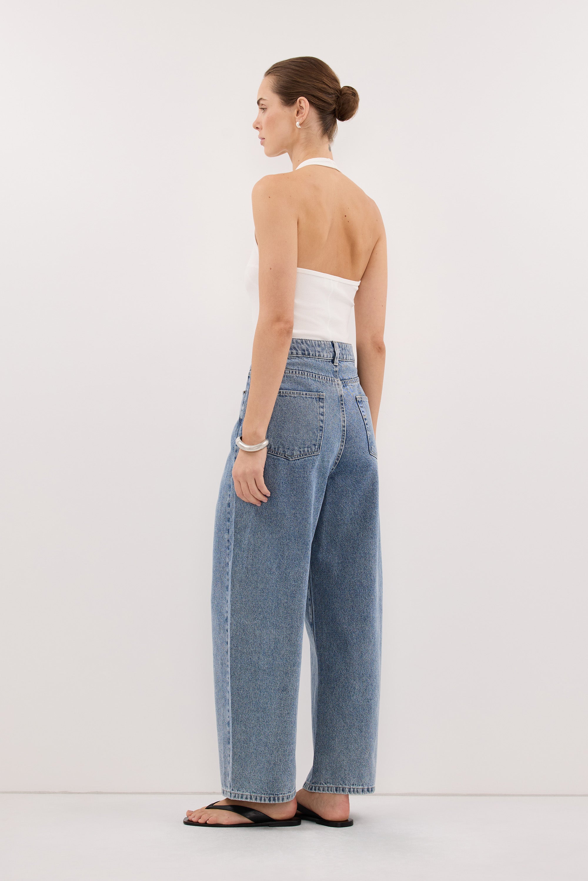 FRANK MID BLUE RELAXED JEAN