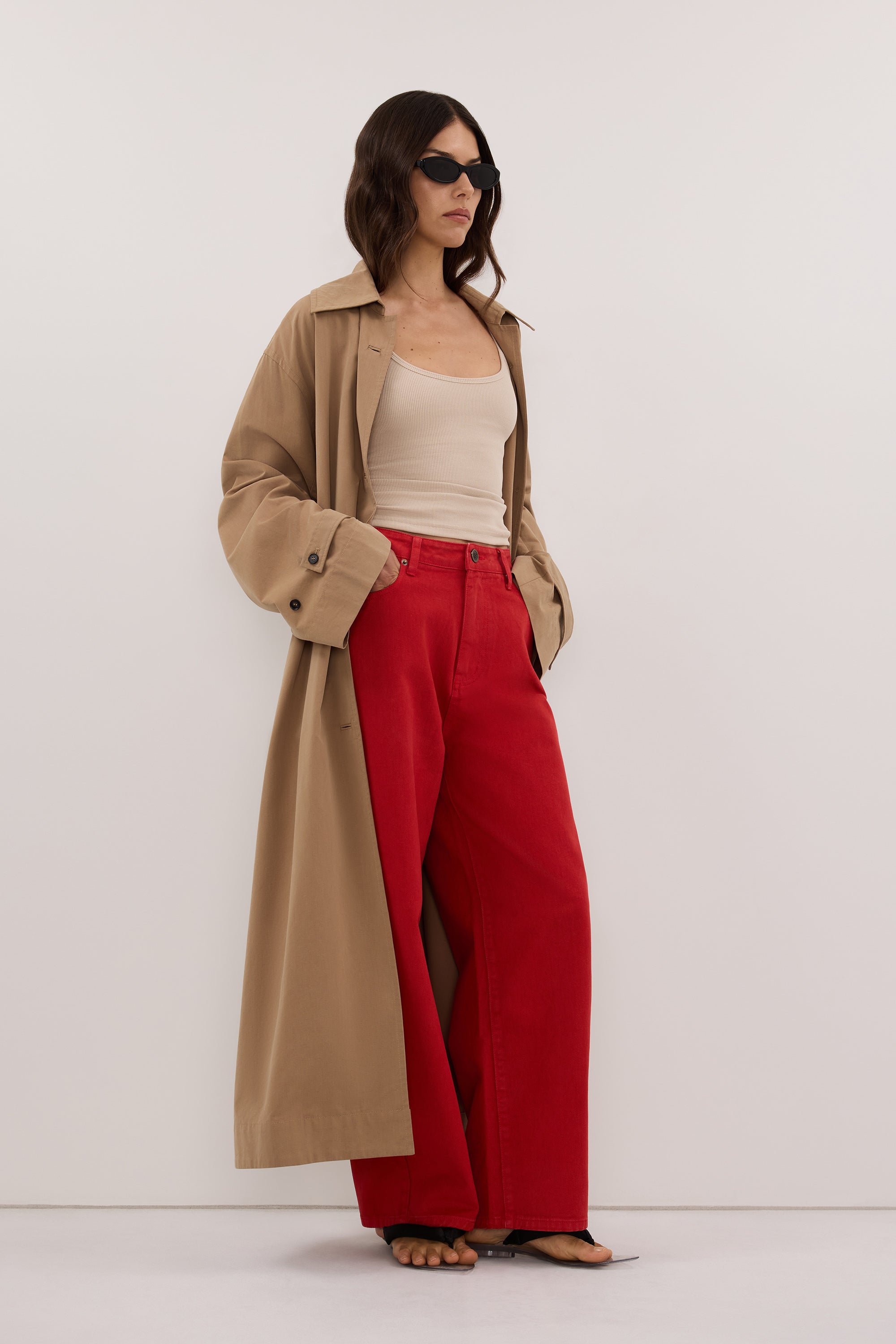 FRANK RED RELAXED JEAN - PRE ORDER