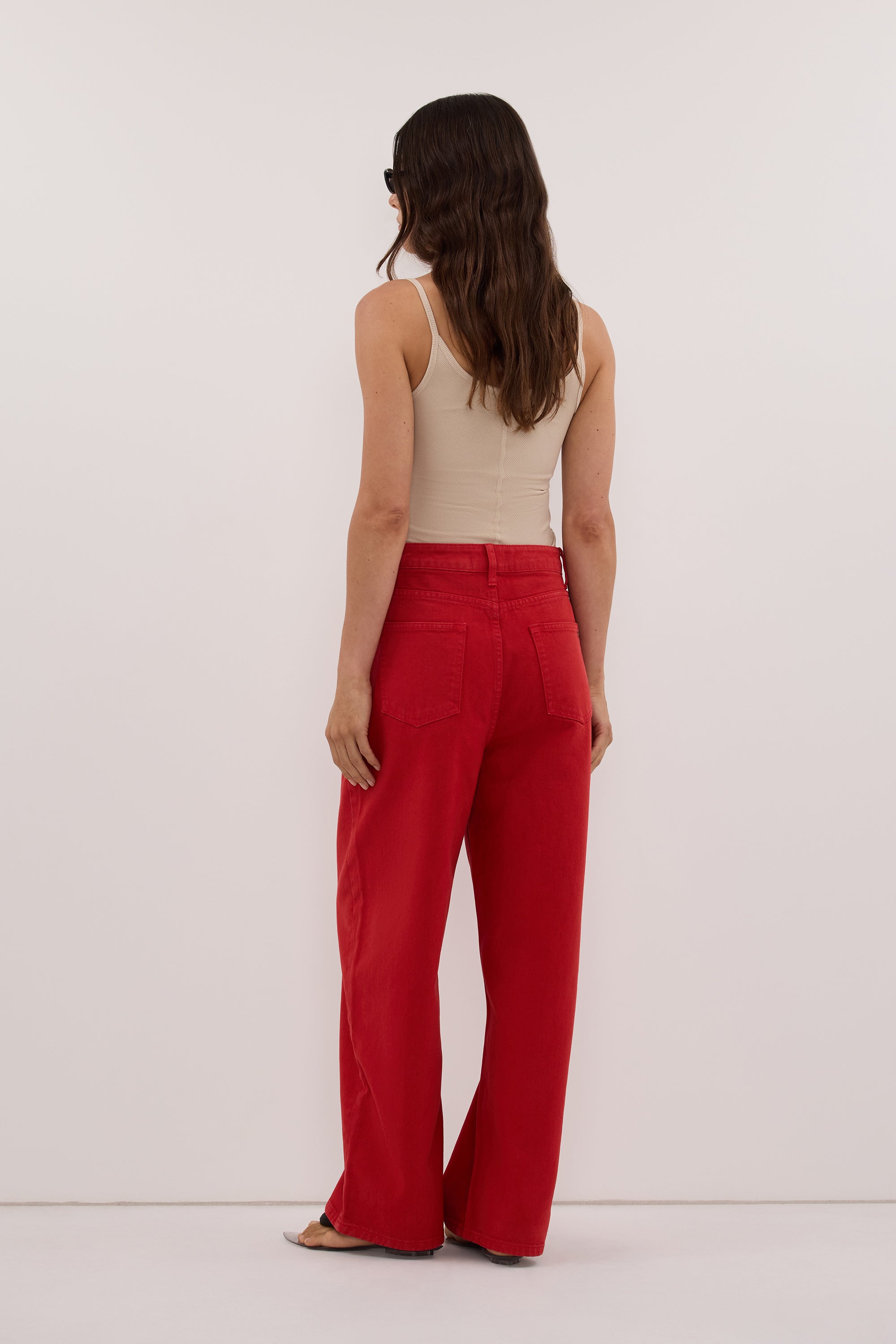 FRANK RED RELAXED JEAN - PRE ORDER