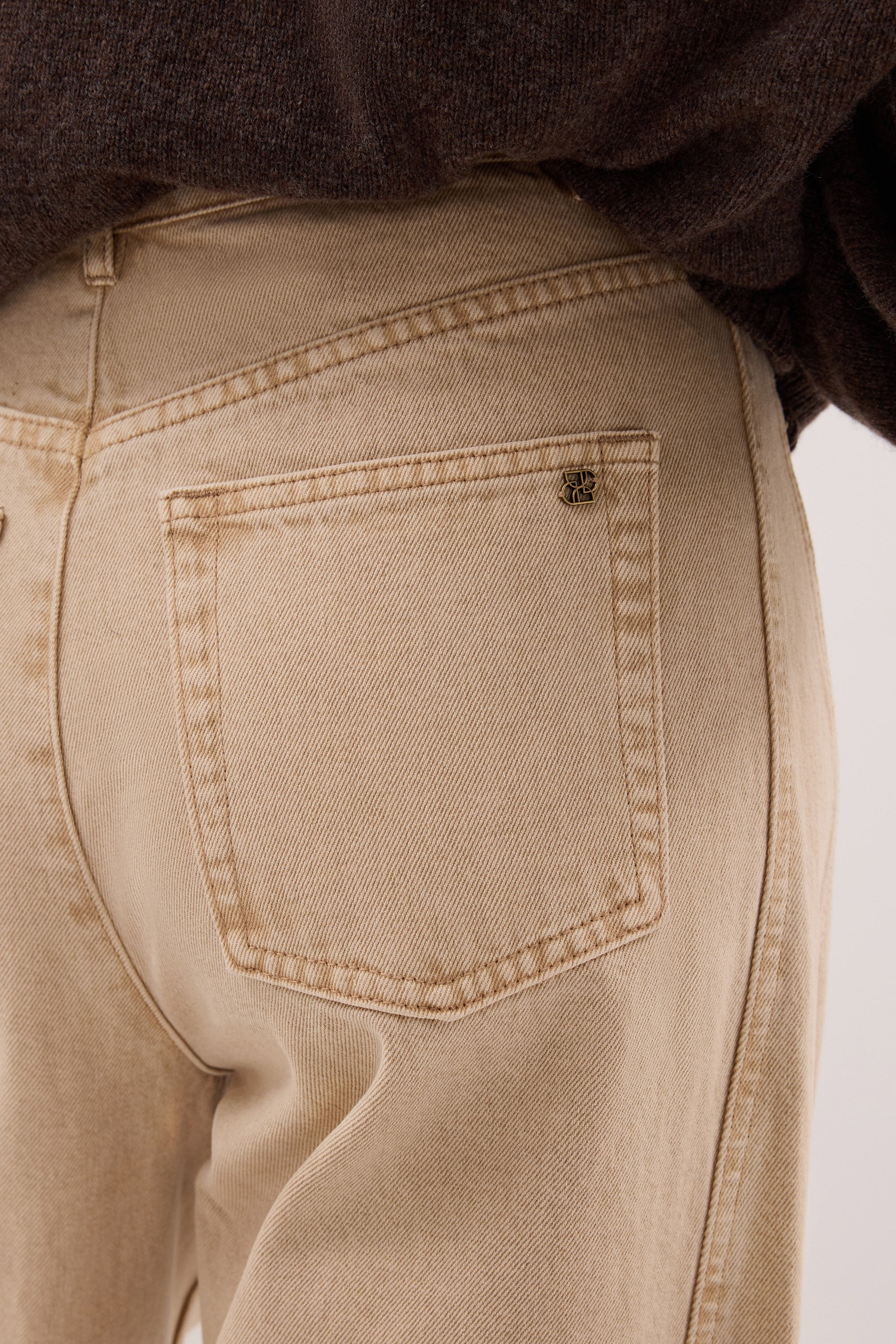 DREW BUFF WIDE LEG DENIM JEAN
