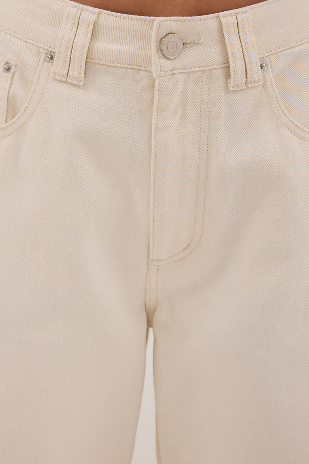 REAGAN 2.0 CREAM SLOUCHY JEAN
