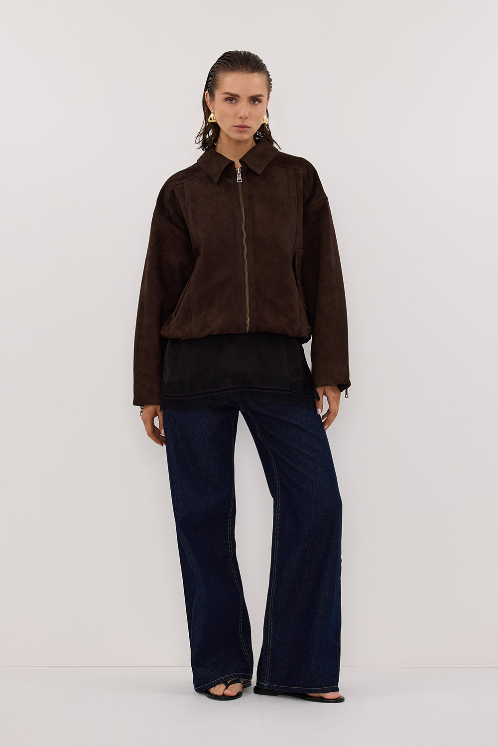 REAGAN 2.0 INDIGO SLOUCHY JEAN