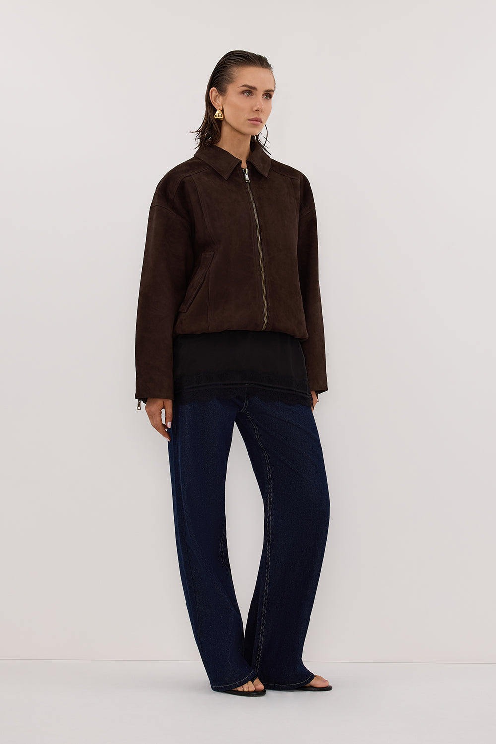 REAGAN 2.0 INDIGO SLOUCHY JEAN