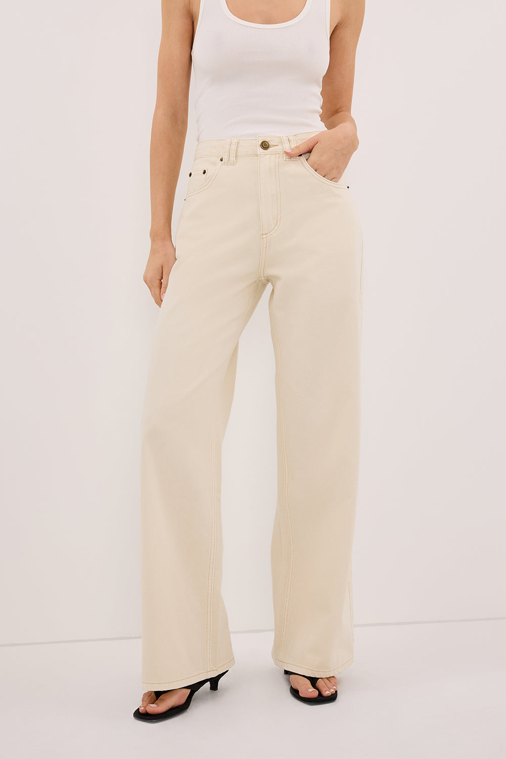 REAGAN 2.0 NATURAL SLOUCHY JEAN