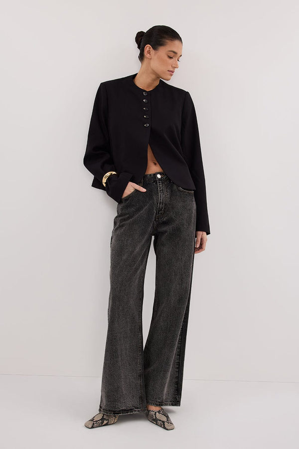 REAGAN 2.0 WASHED BLACK SLOUCHY JEAN