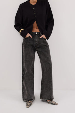 REAGAN 2.0 WASHED BLACK SLOUCHY JEAN