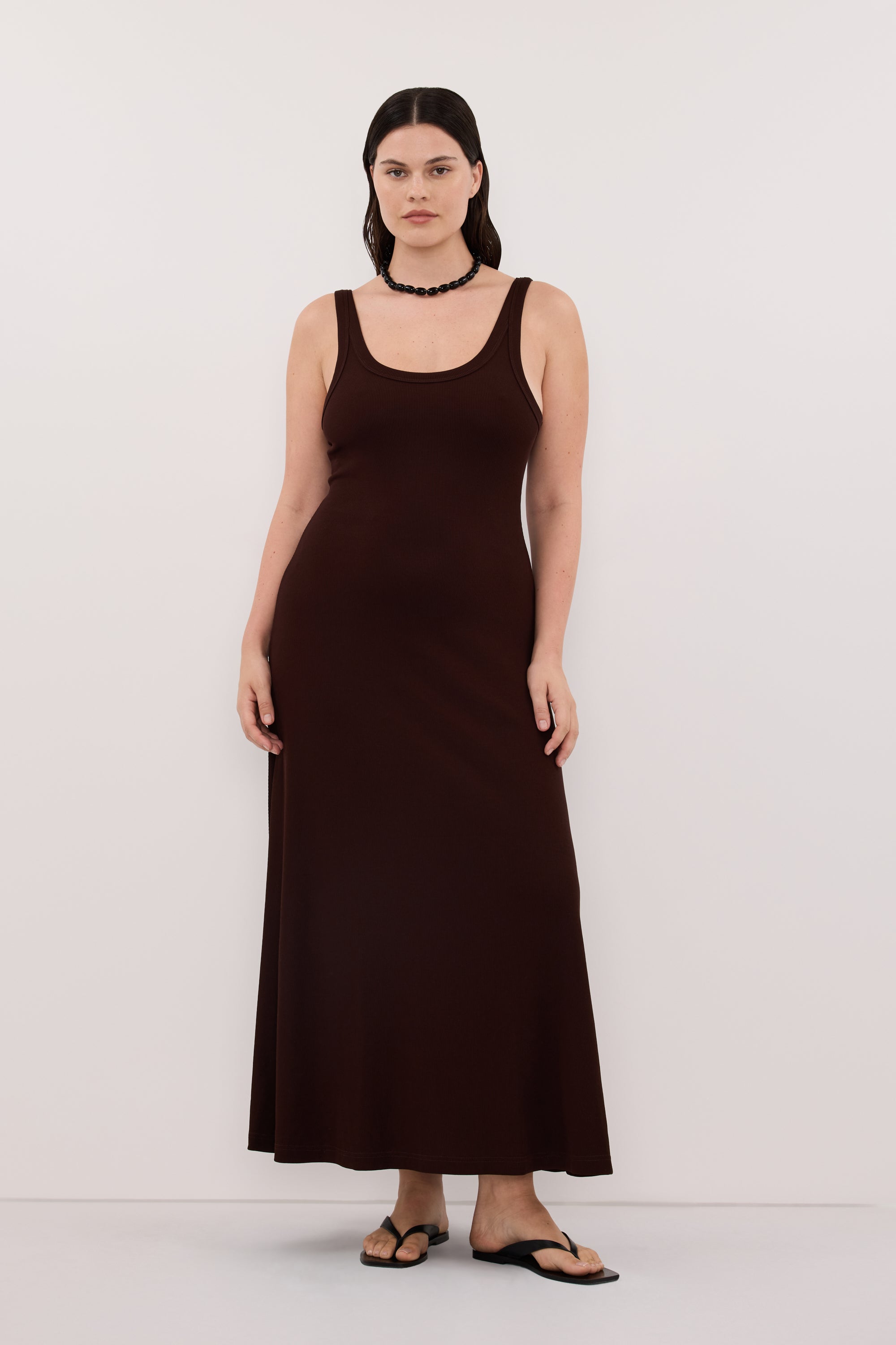 brown dissh dress Dissh Midi Dress Outfit