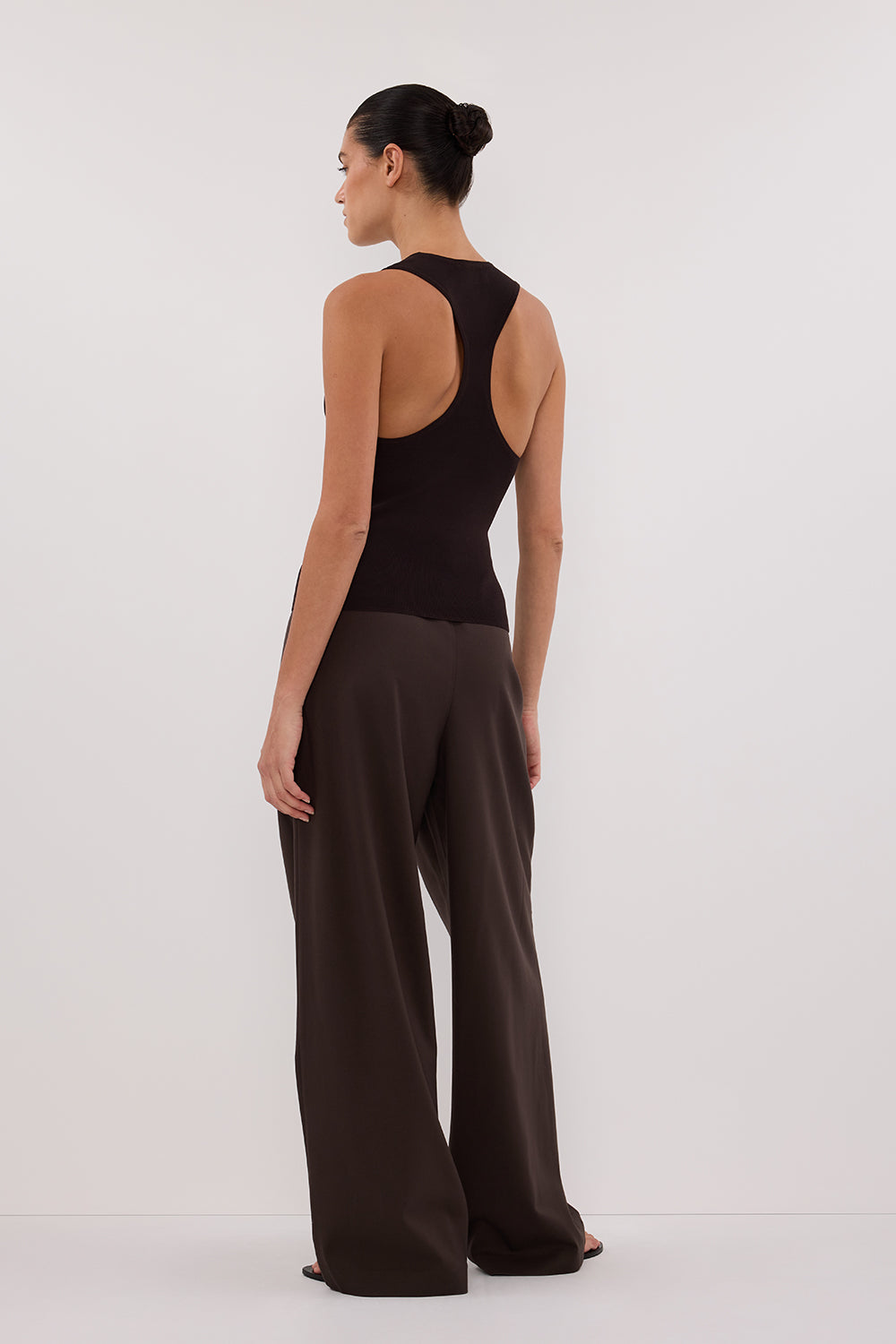 トップス deco depuis 1985 shrink une tank DECO depuis 1985 SHRINK LACE VOLUME SLEEVE TOPS gray - The Galaxy