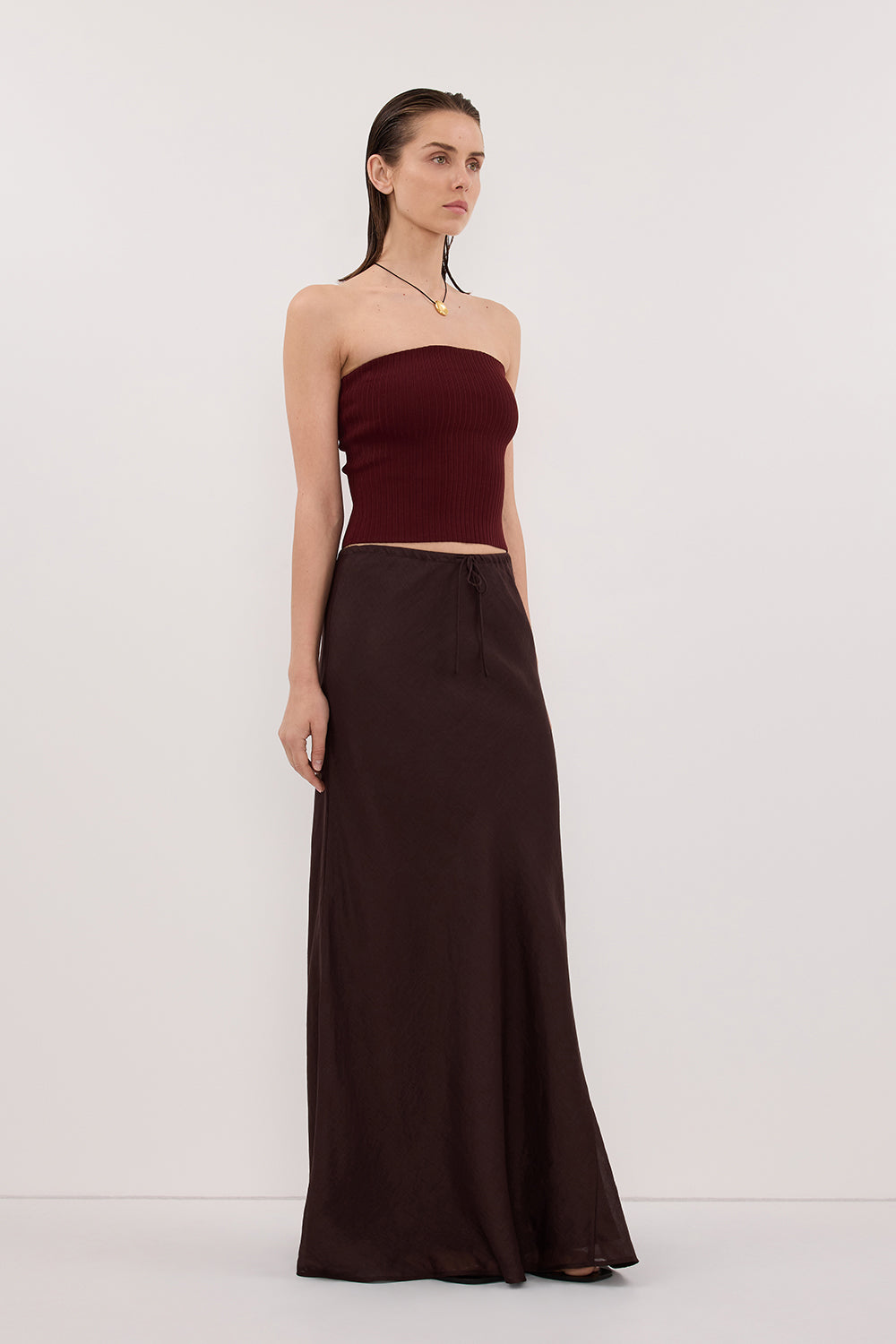 LIMA SAHARA STRAPLESS BANDEAU KNIT TOP