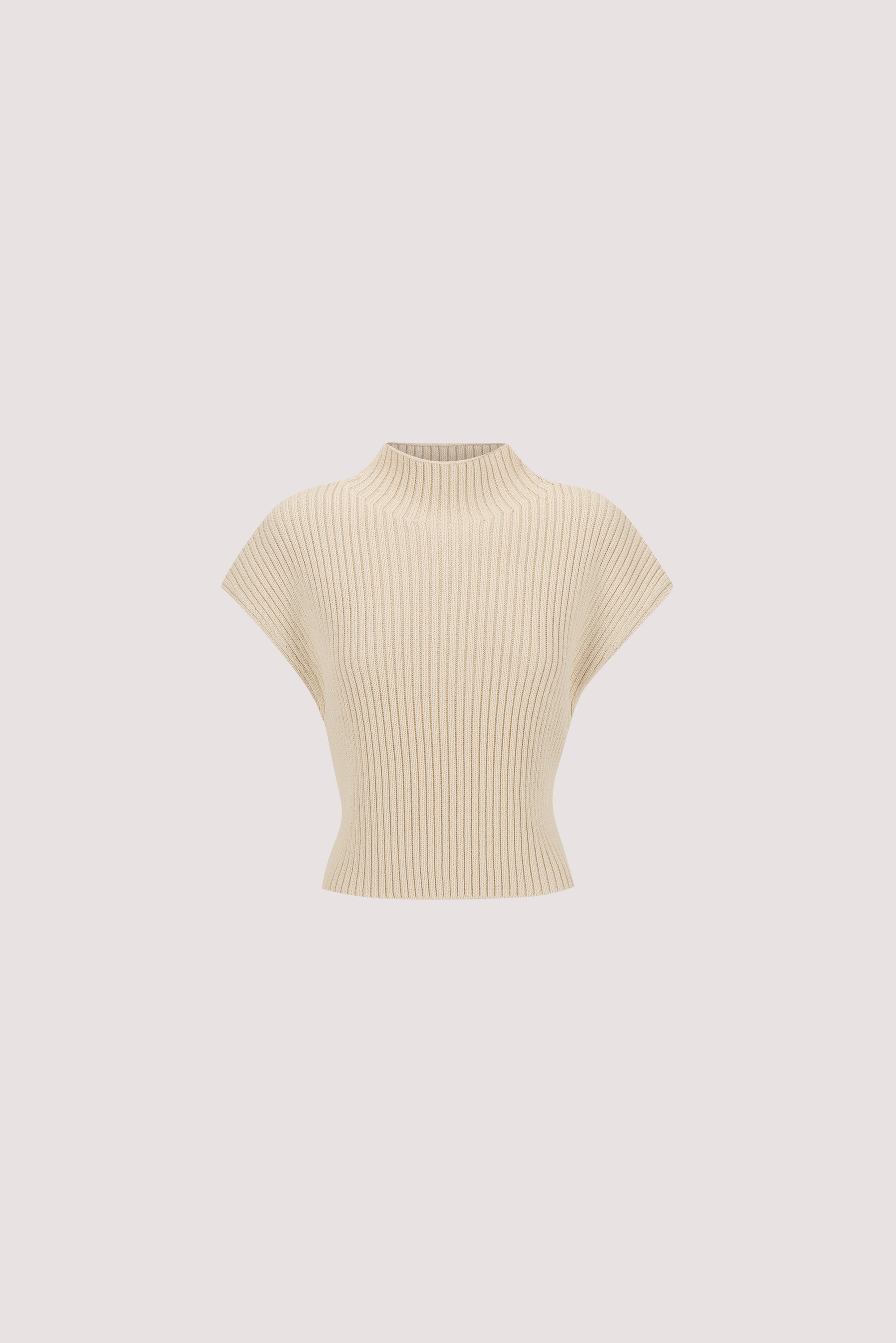 DELLA NATURAL KNIT TOP