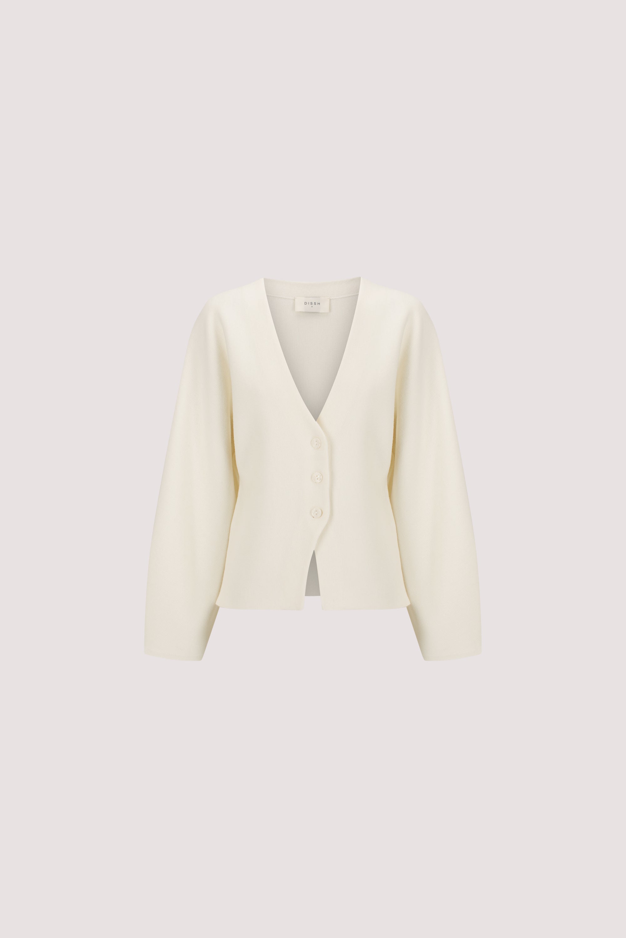 ISLA CREAM V NECK CARDIGAN – DISSH