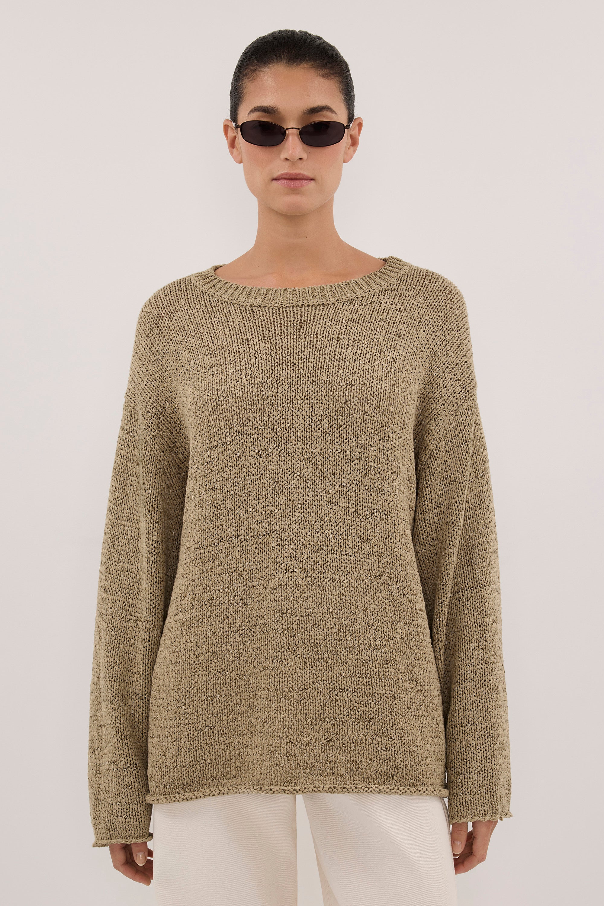 MIREYA ELM TEXTURED KNIT JUMPER
