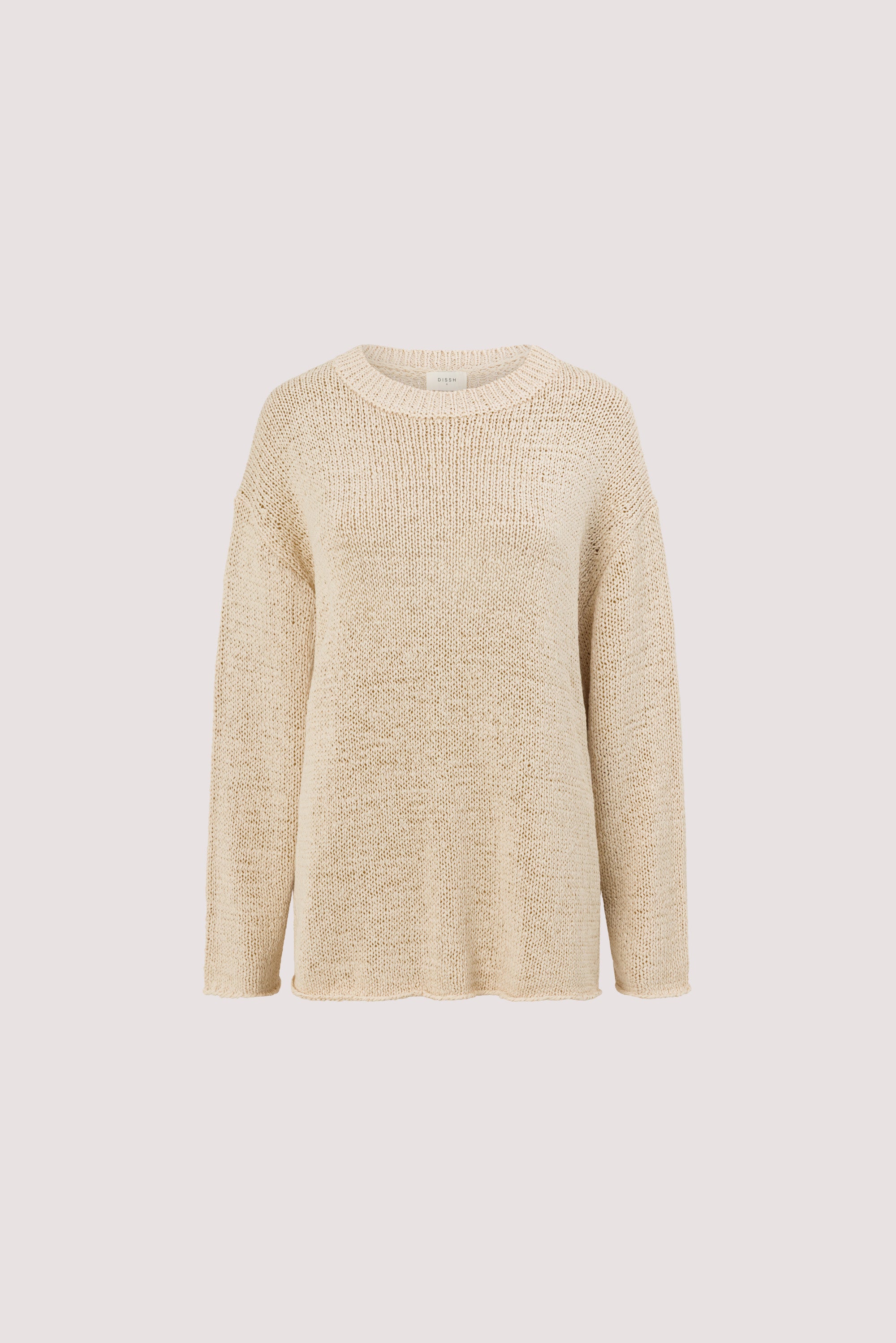 MIREYA NATURAL TEXTURED KNIT JUMPER